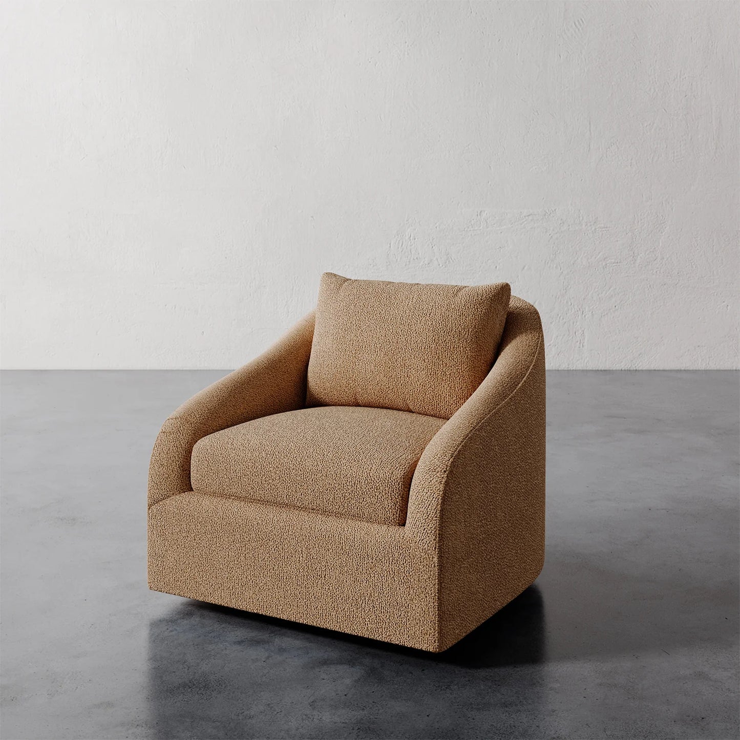 Luxury Modern Rousseau Swivel Chair European Style for Villa
