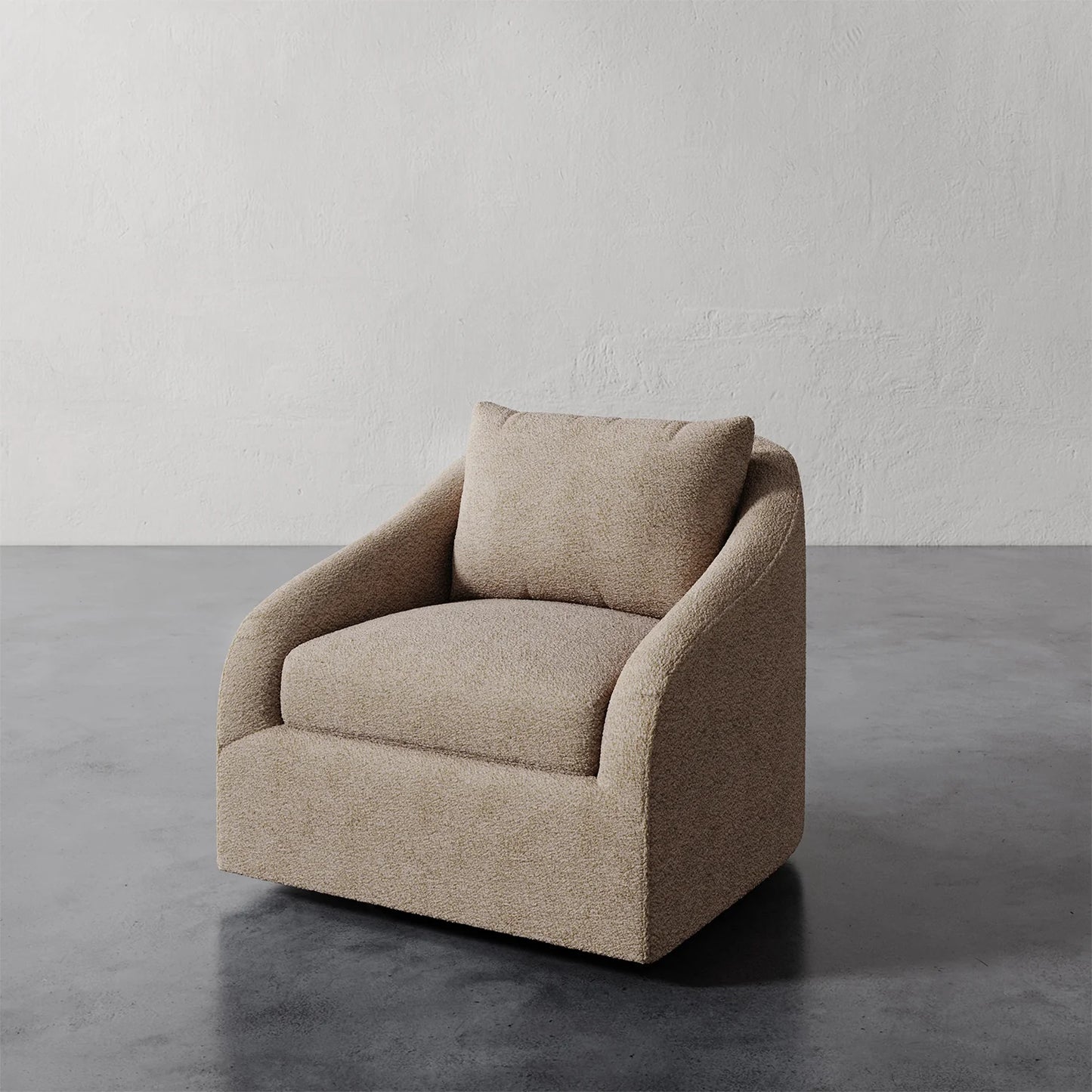 Luxury Modern Rousseau Swivel Chair European Style for Villa