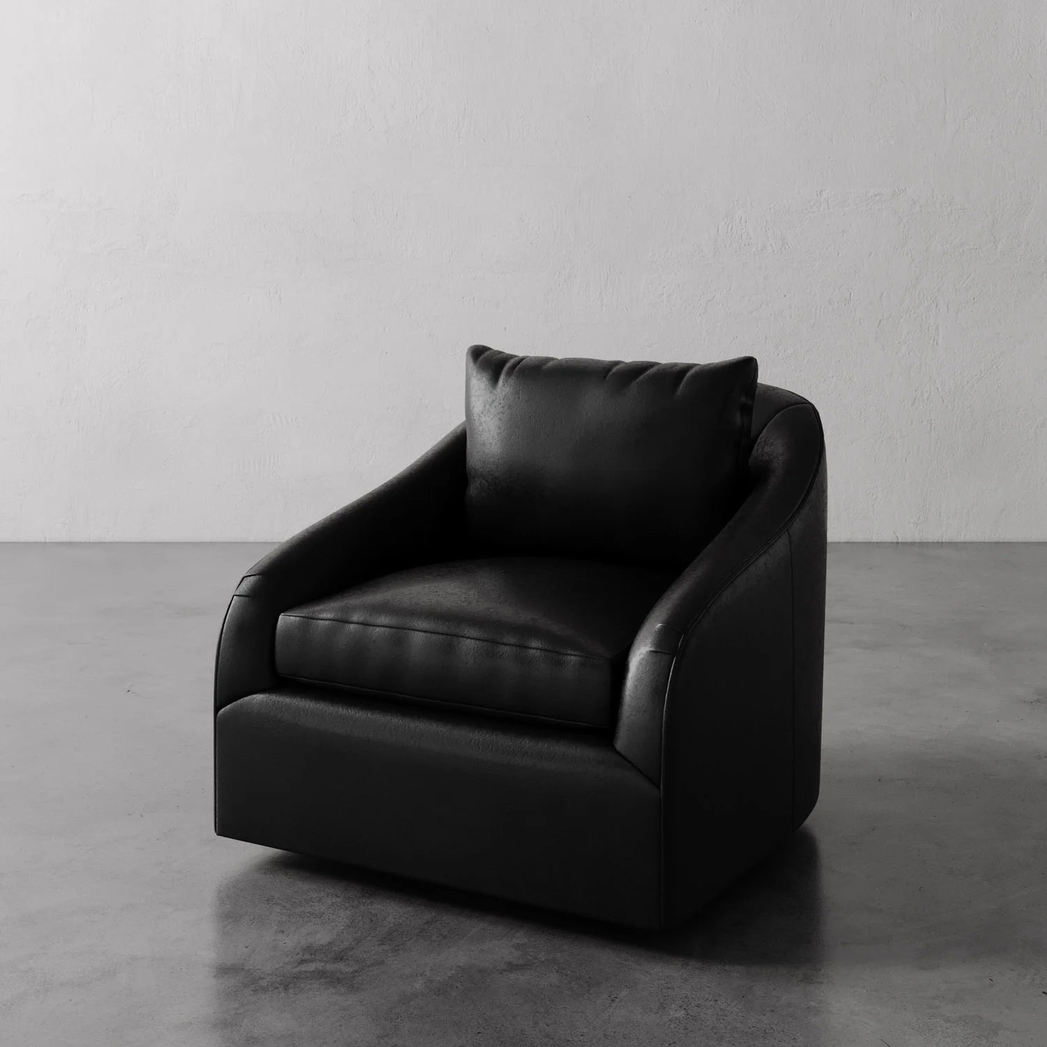 Luxury Modern Rousseau Swivel Chair European Style for Villa