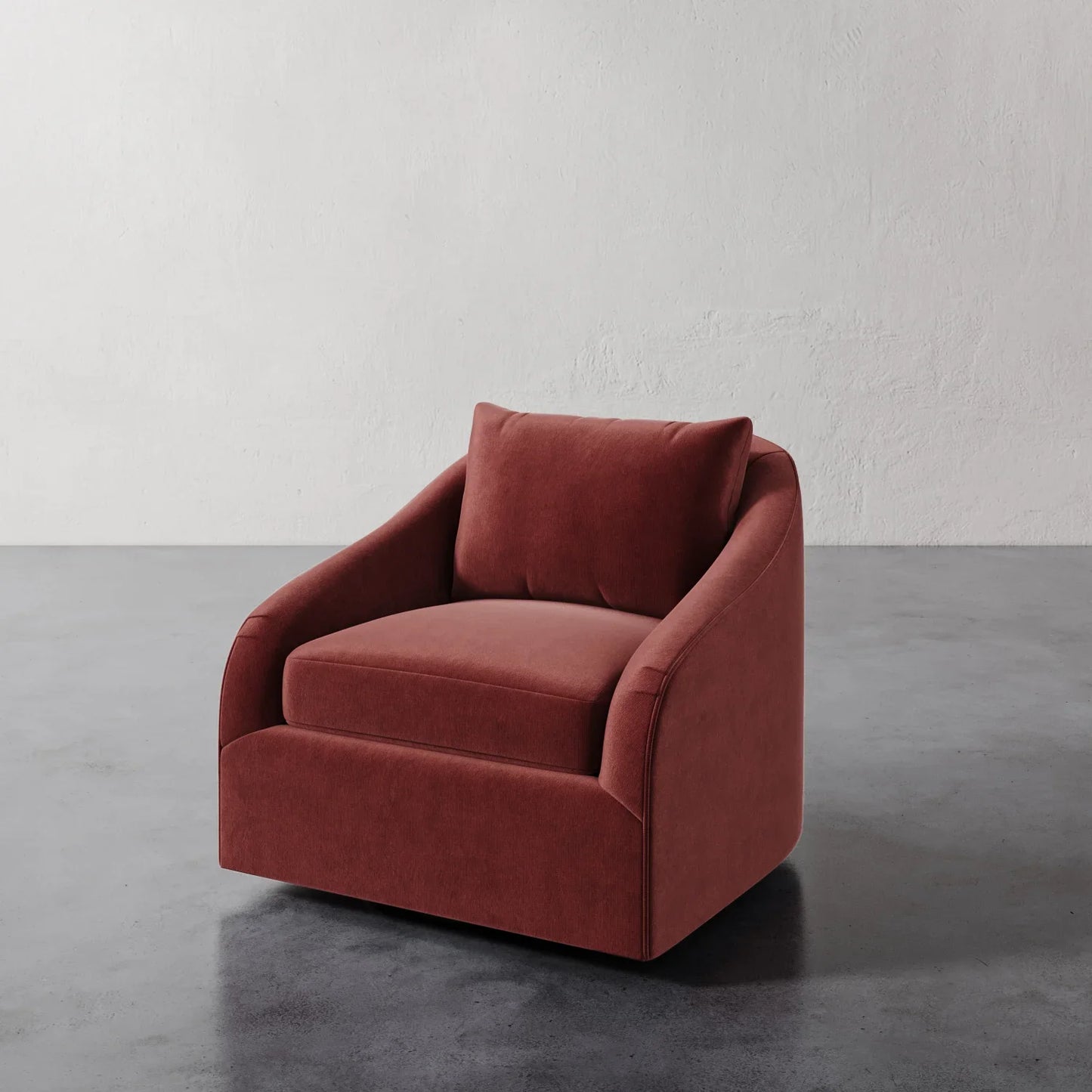 Luxury Modern Rousseau Swivel Chair European Style for Villa