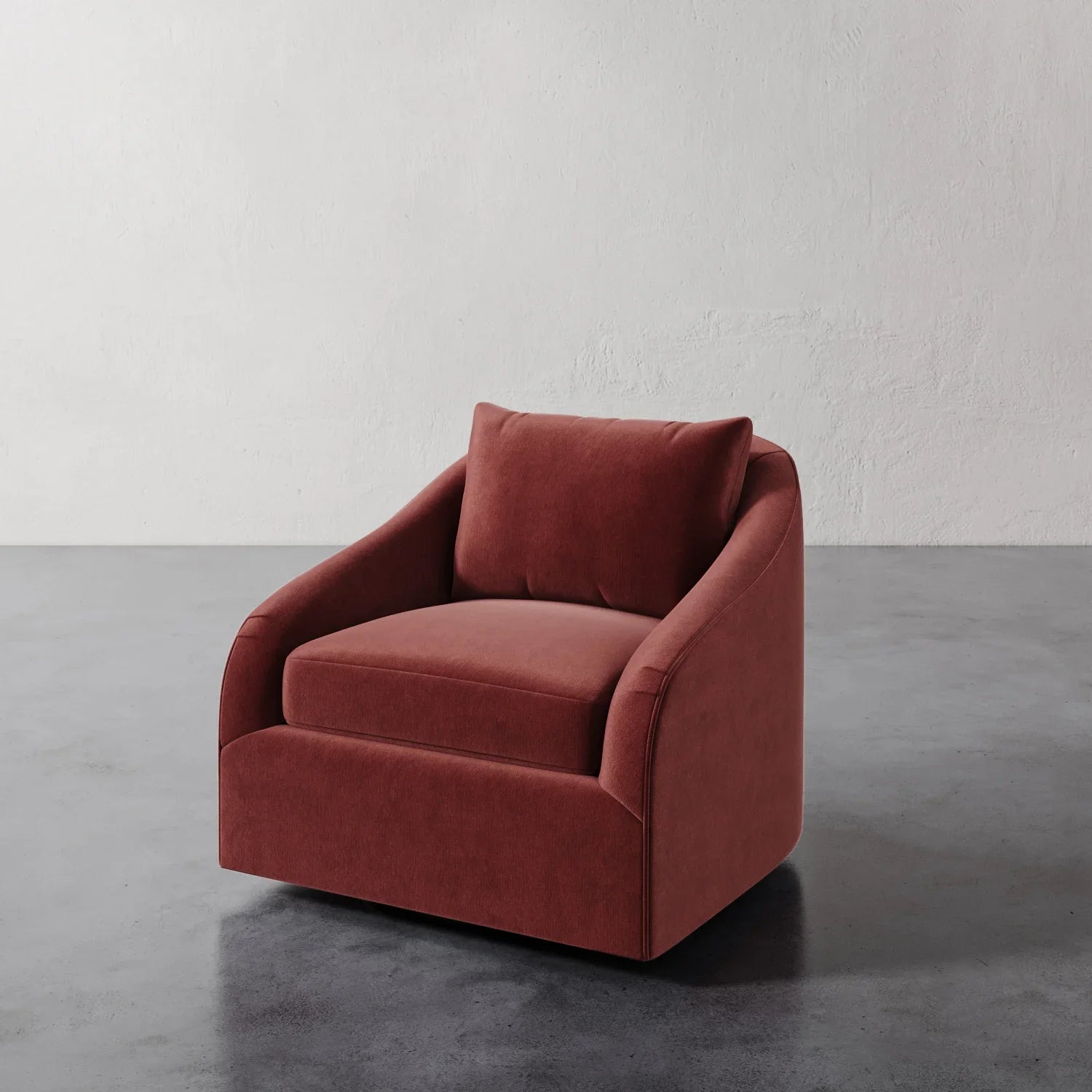 Luxury Modern Rousseau Swivel Chair European Style for Villa