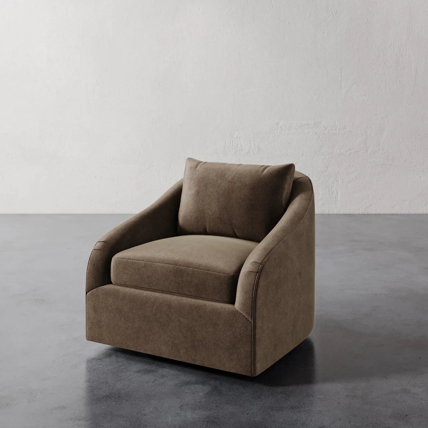 Luxury Modern Rousseau Swivel Chair European Style for Villa