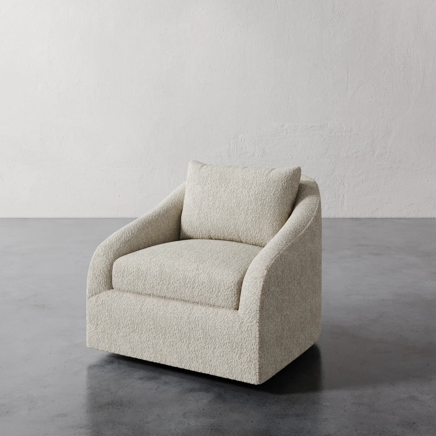 Luxury Modern Rousseau Swivel Chair European Style for Villa