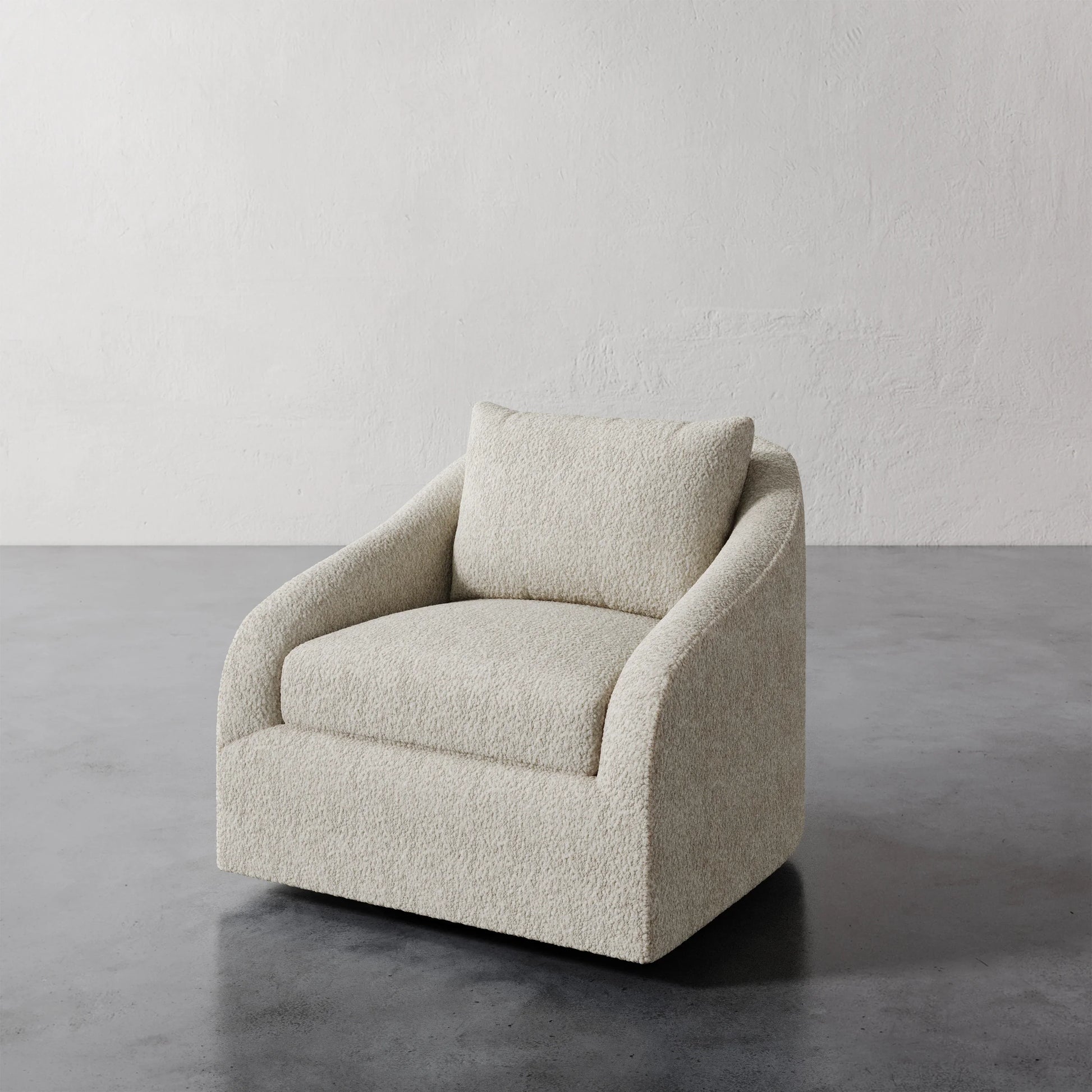 Luxury Modern Rousseau Swivel Chair European Style for Villa
