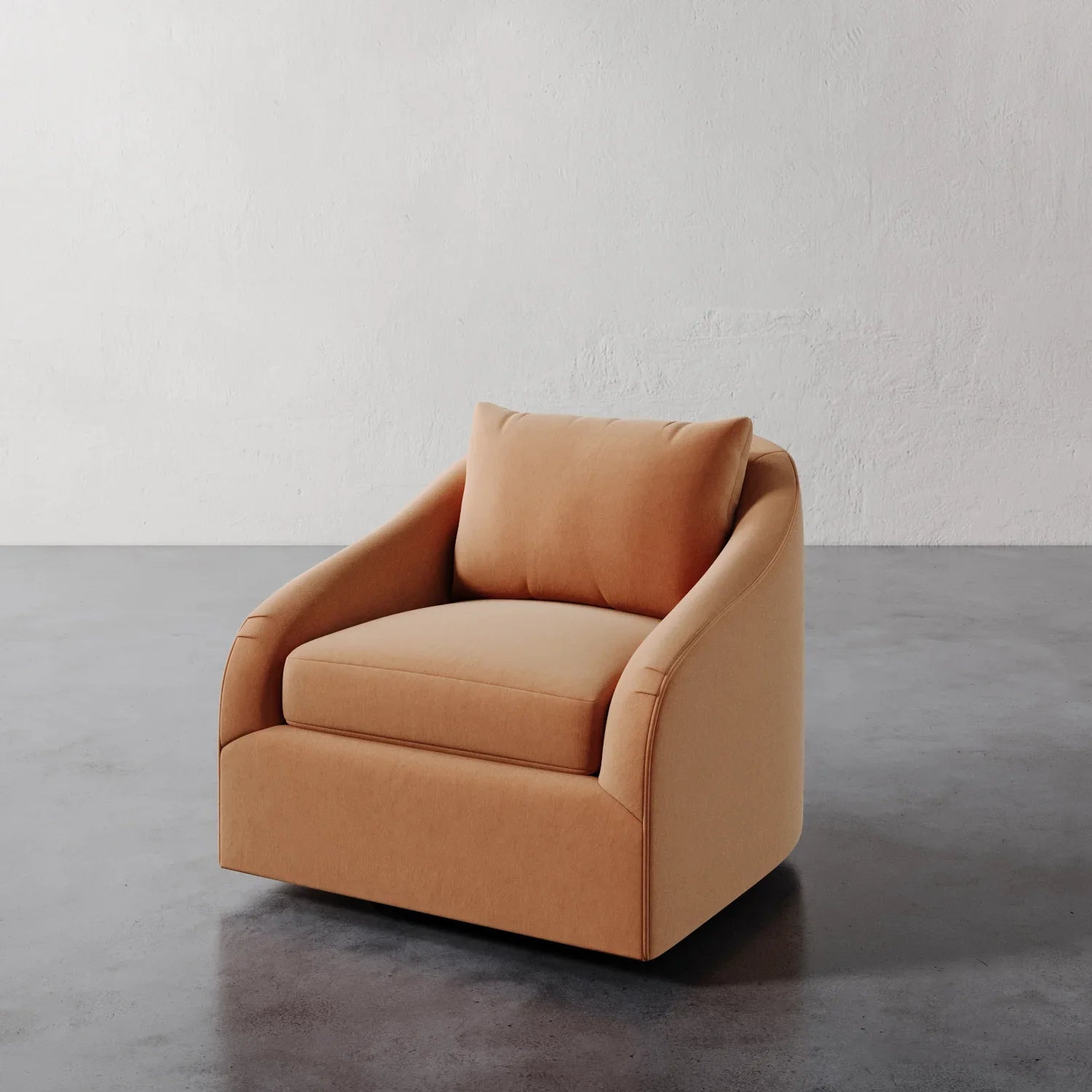 Luxury Modern Rousseau Swivel Chair European Style for Villa
