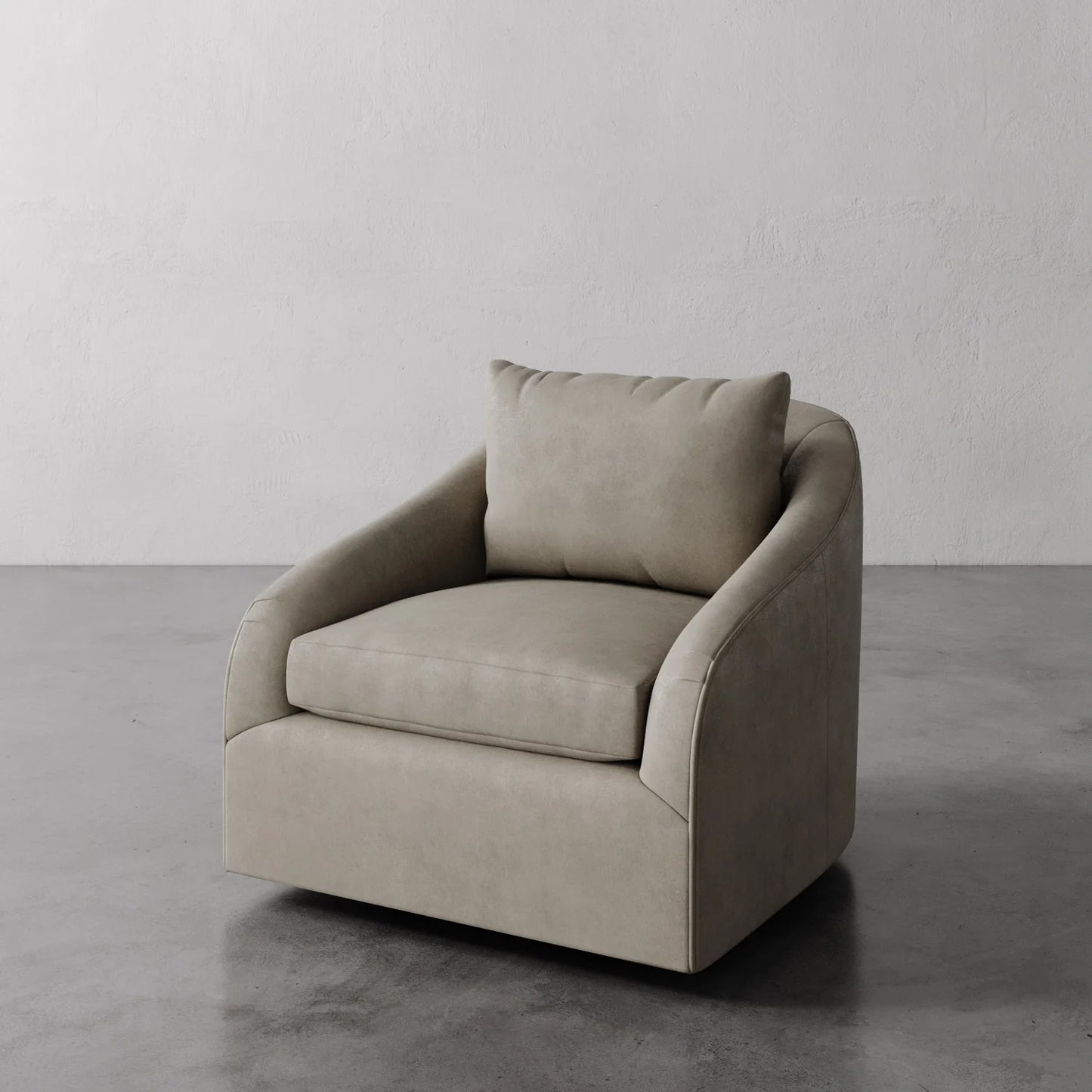 Luxury Modern Rousseau Swivel Chair European Style for Villa