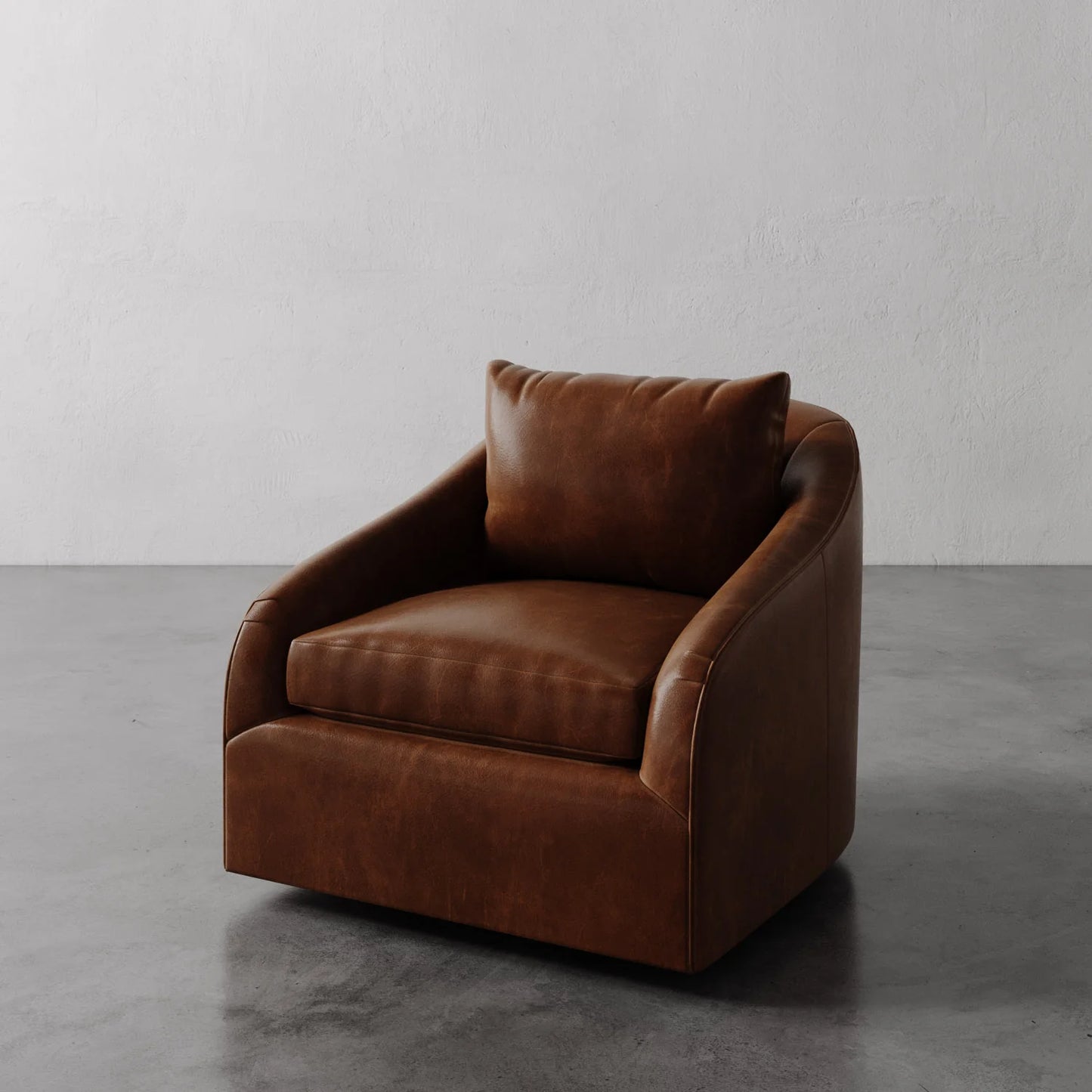 Luxury Modern Rousseau Swivel Chair European Style for Villa