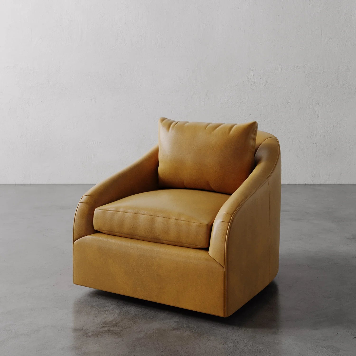 Luxury Modern Rousseau Swivel Chair European Style for Villa