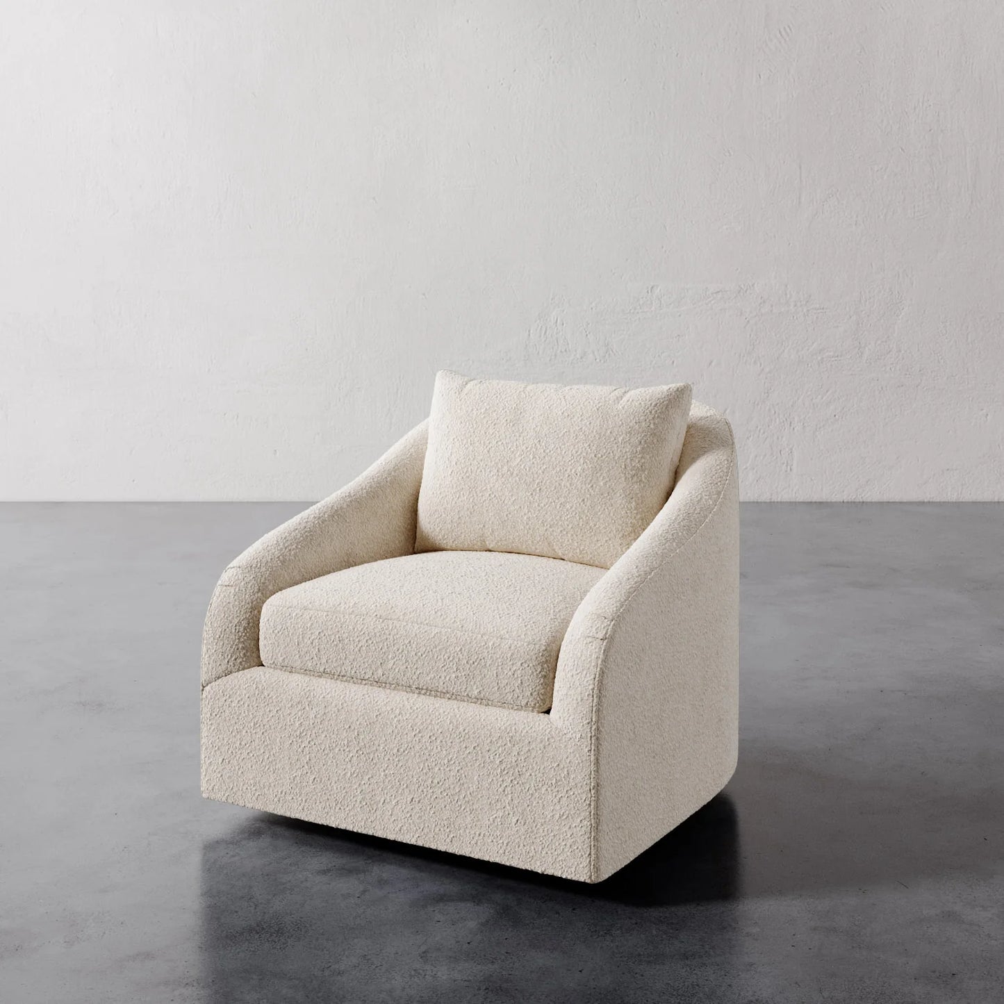 Luxury Modern Rousseau Swivel Chair European Style for Villa