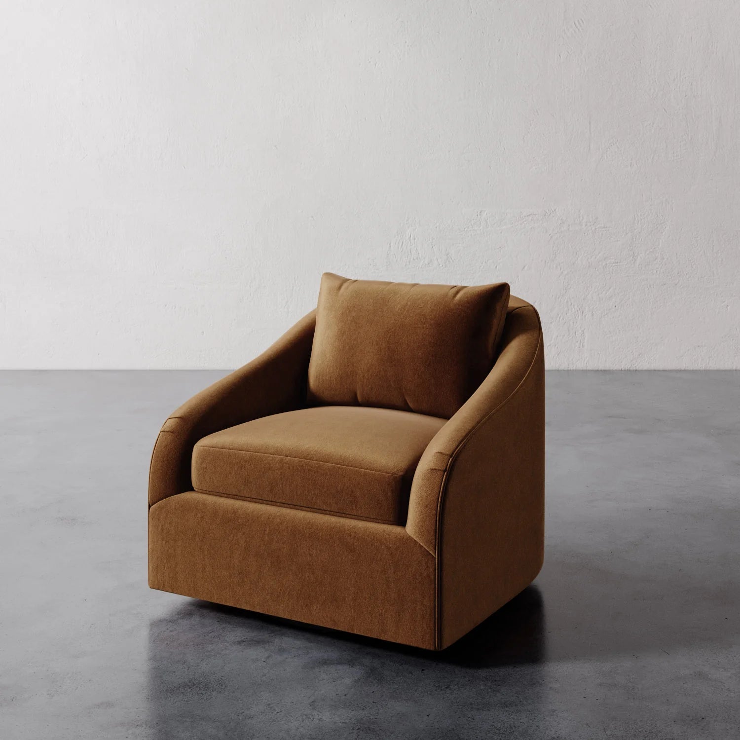 Luxury Modern Rousseau Swivel Chair European Style for Villa