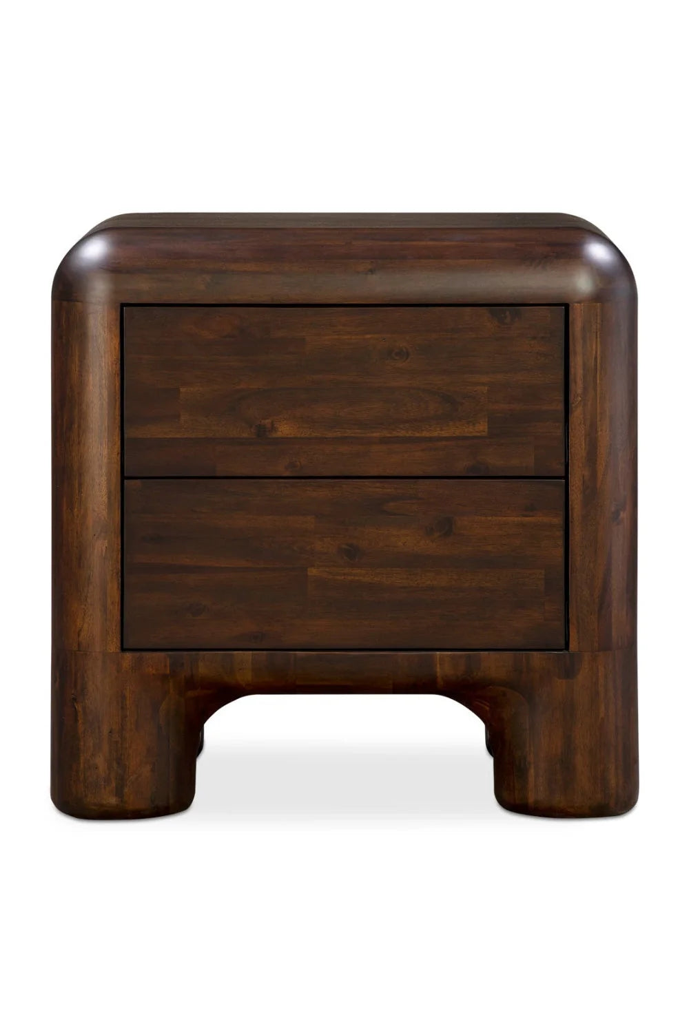 Luxury Modern Rowan 2-Drawer Nightstand European Style for Villa