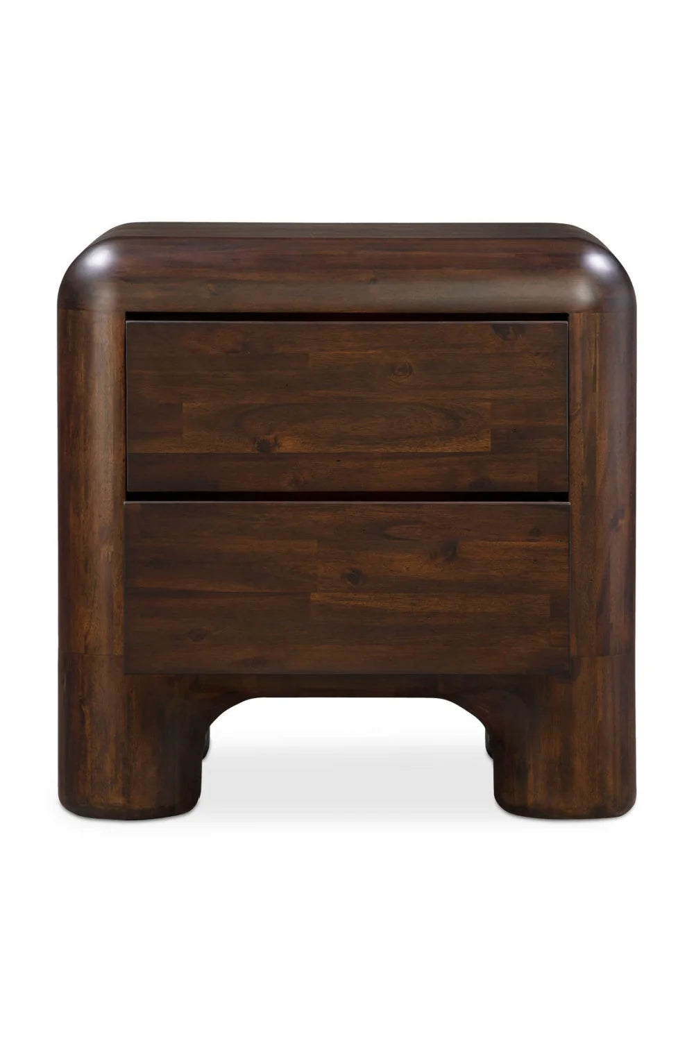 Luxury Modern Rowan 2-Drawer Nightstand European Style for Villa