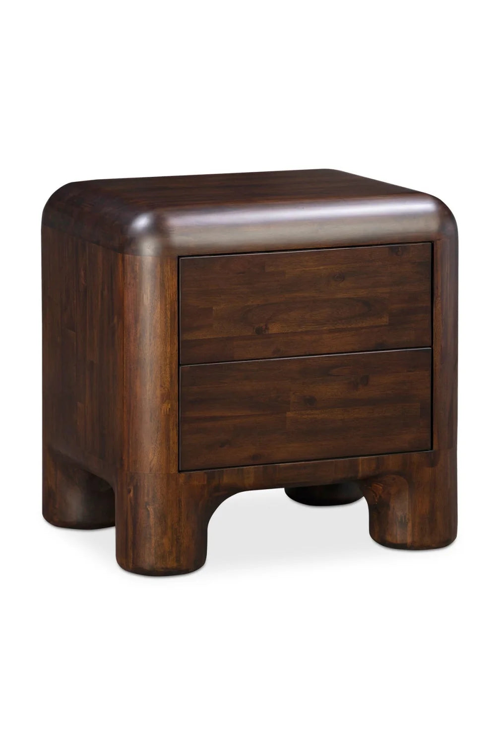 Luxury Modern Rowan 2-Drawer Nightstand European Style for Villa