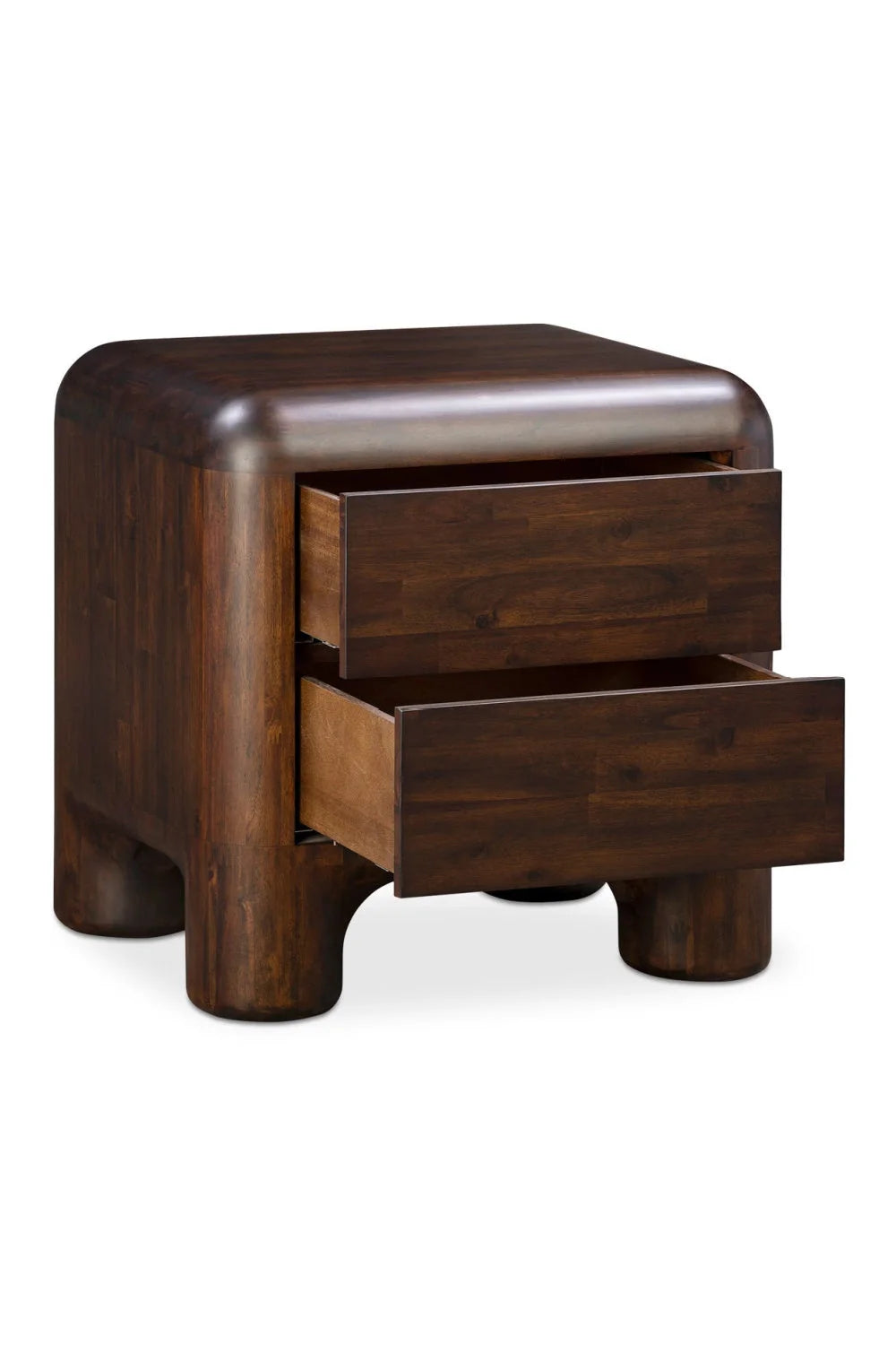 Luxury Modern Rowan 2-Drawer Nightstand European Style for Villa