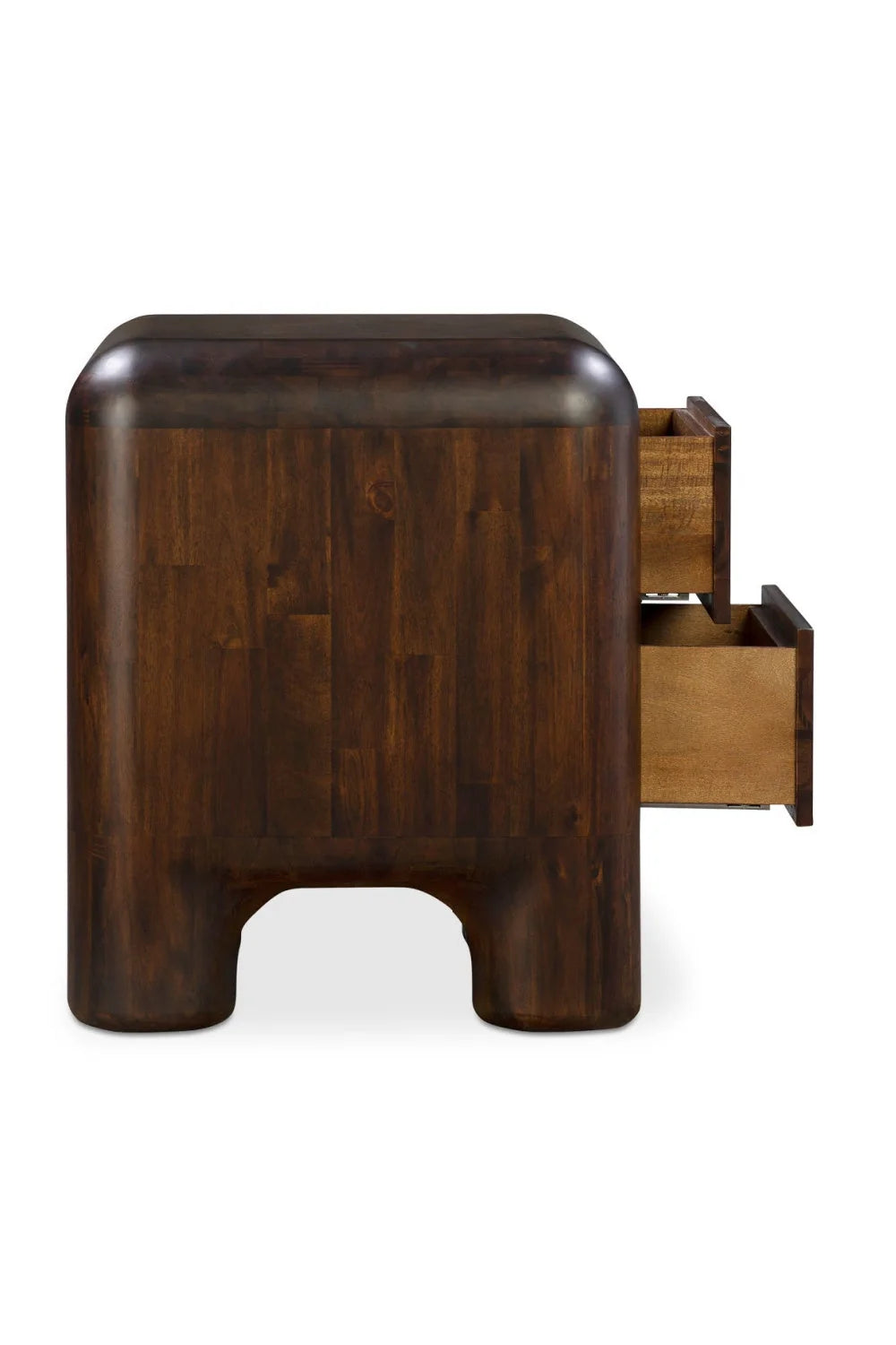 Luxury Modern Rowan 2-Drawer Nightstand European Style for Villa