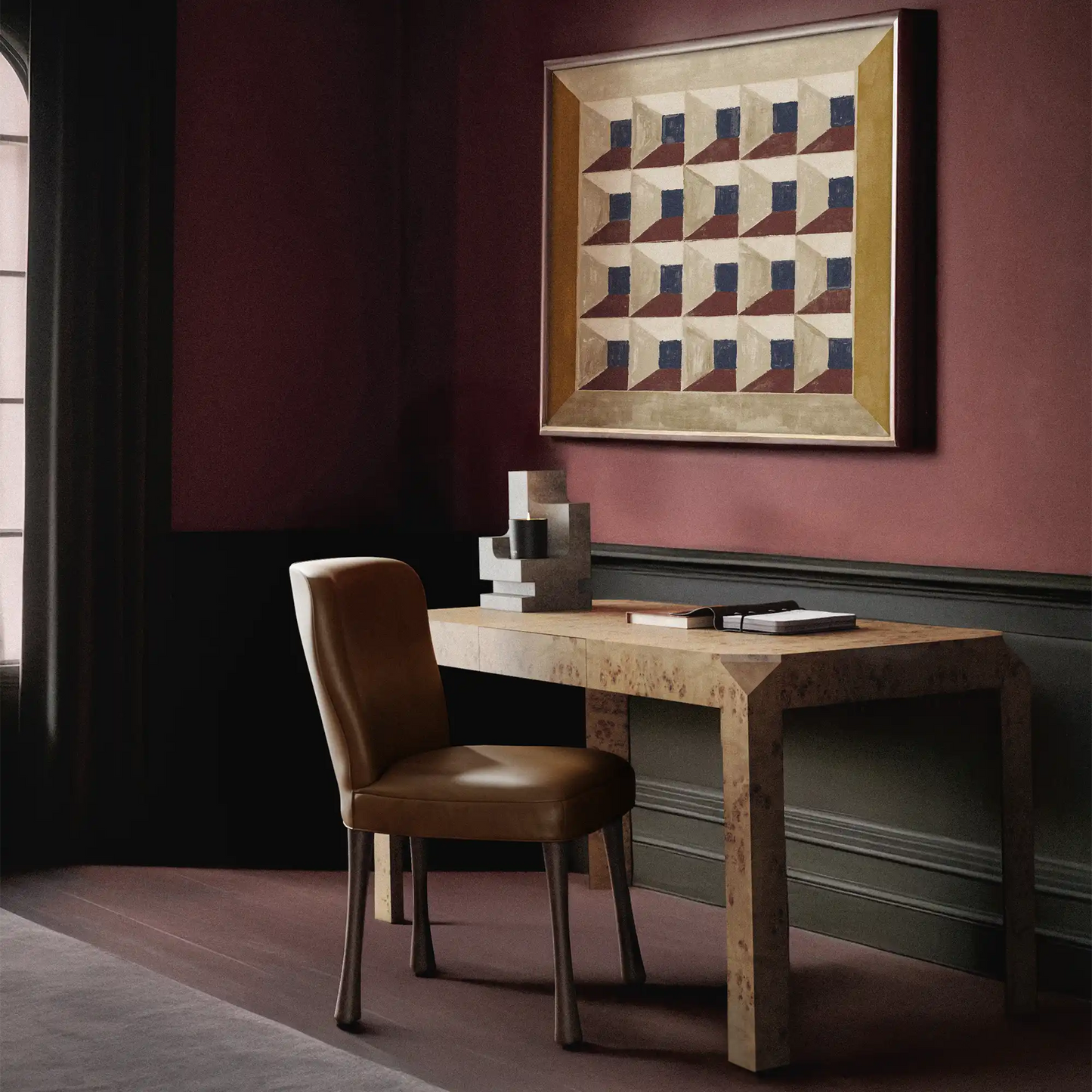 Luxury Modern Rozette Dining Chair European Style for Villa