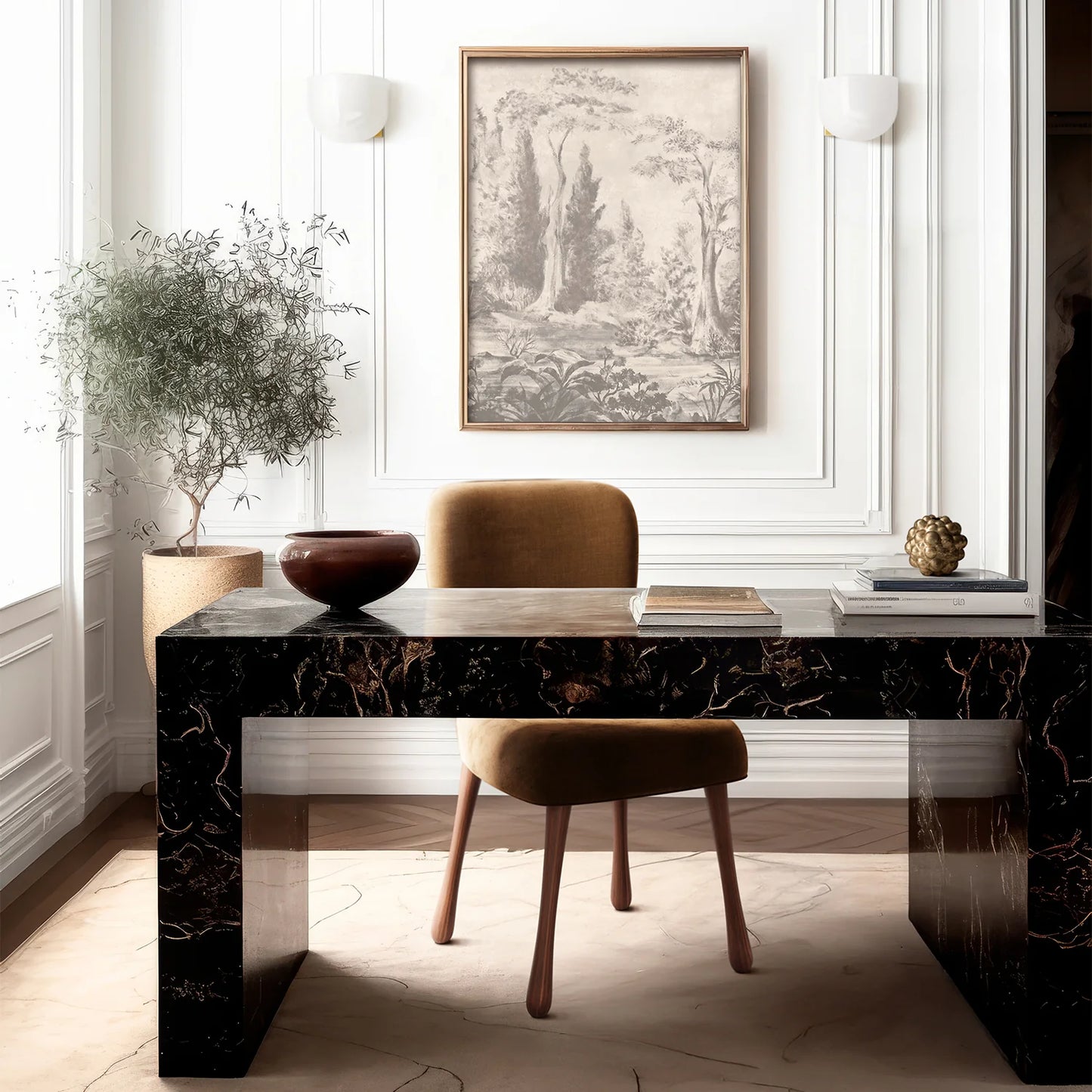 Luxury Modern Rozette Dining Chair European Style for Villa