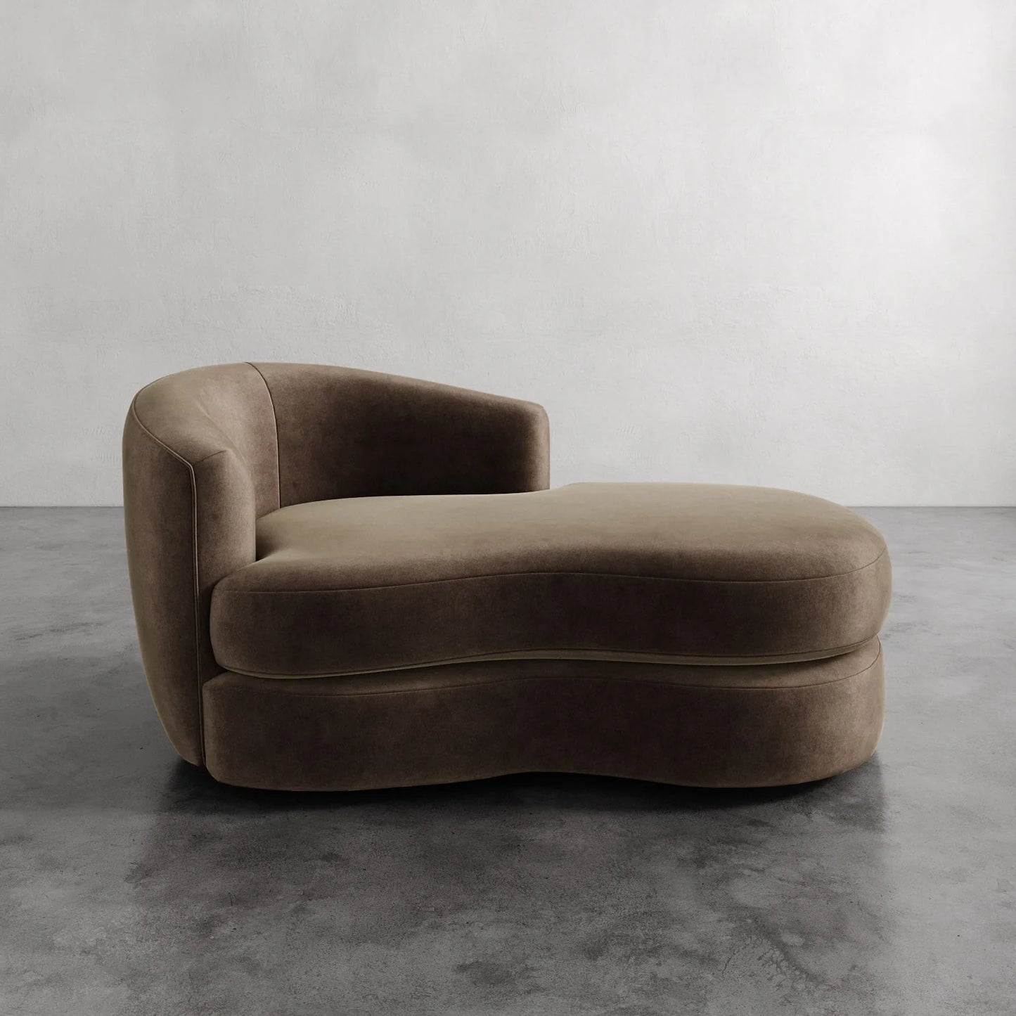 Luxury Modern Rulmann Left Arm Chaise European Style for Villa