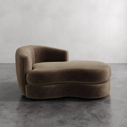 Luxury Modern Rulmann Left Arm Chaise European Style for Villa