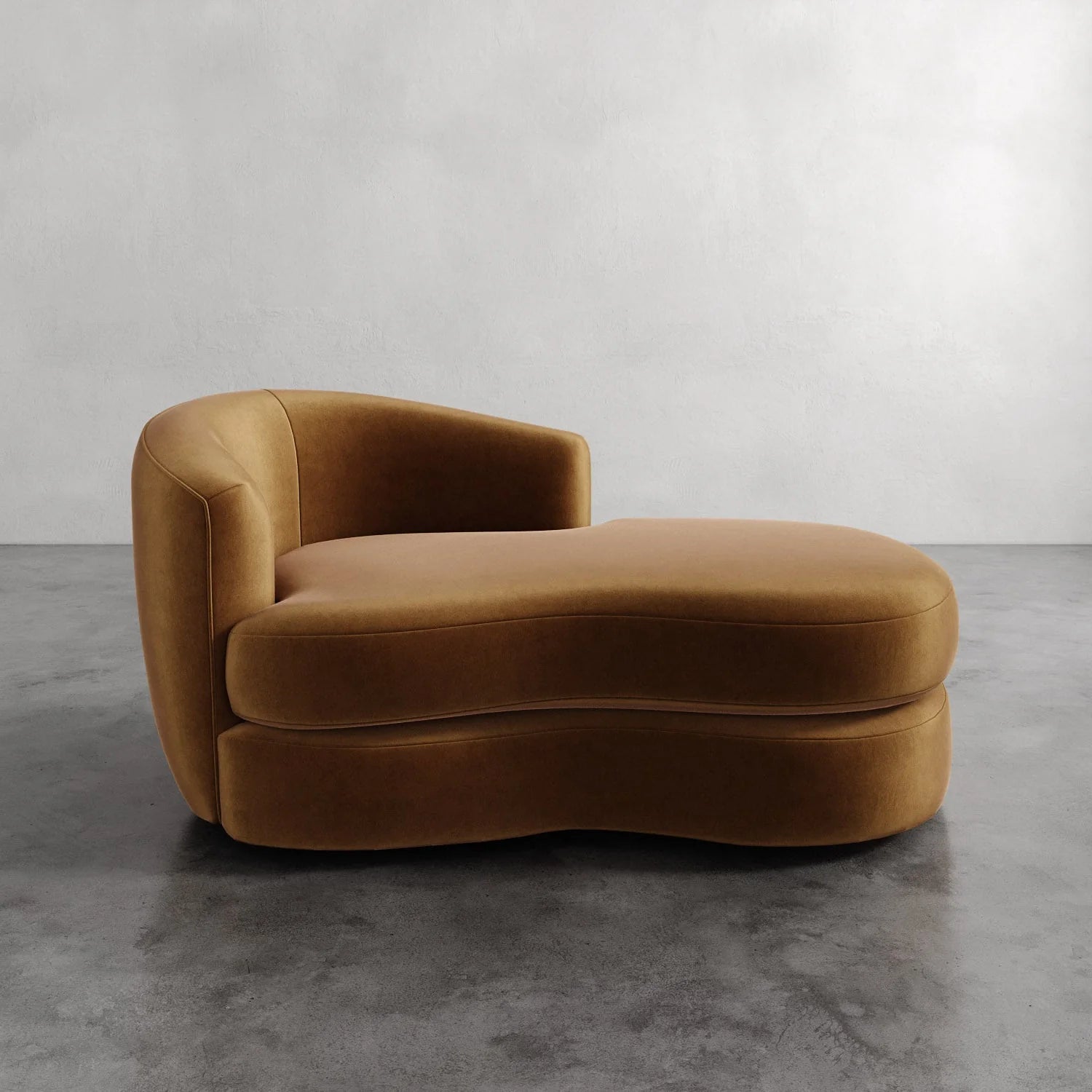 Luxury Modern Rulmann Left Arm Chaise European Style for Villa