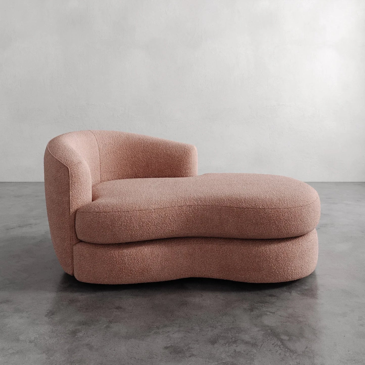 Luxury Modern Rulmann Left Arm Chaise European Style for Villa