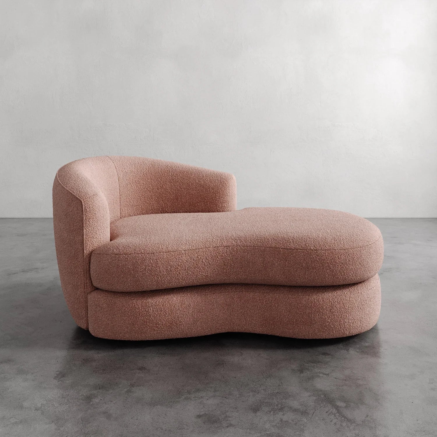 Luxury Modern Rulmann Left Arm Chaise European Style for Villa