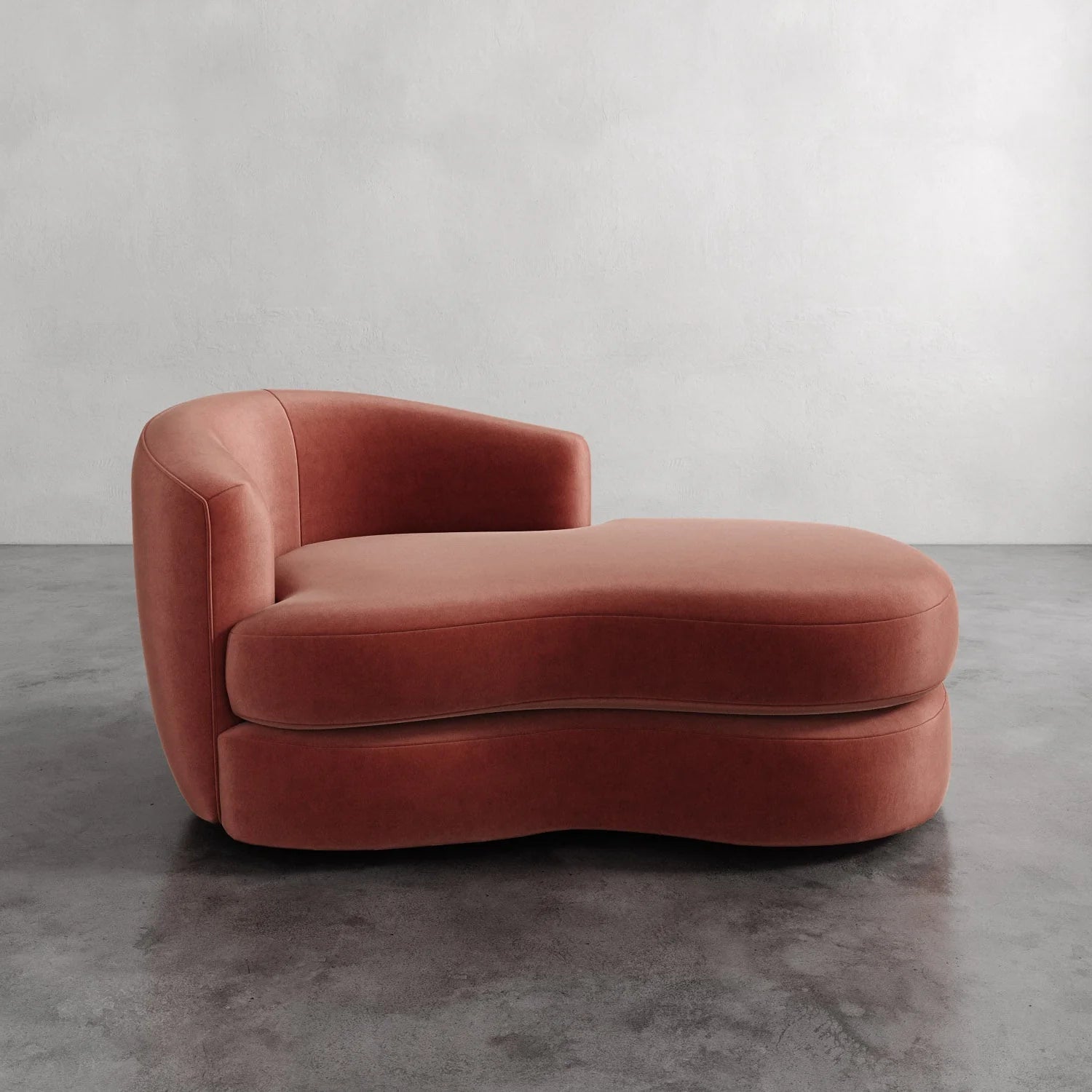 Luxury Modern Rulmann Left Arm Chaise European Style for Villa
