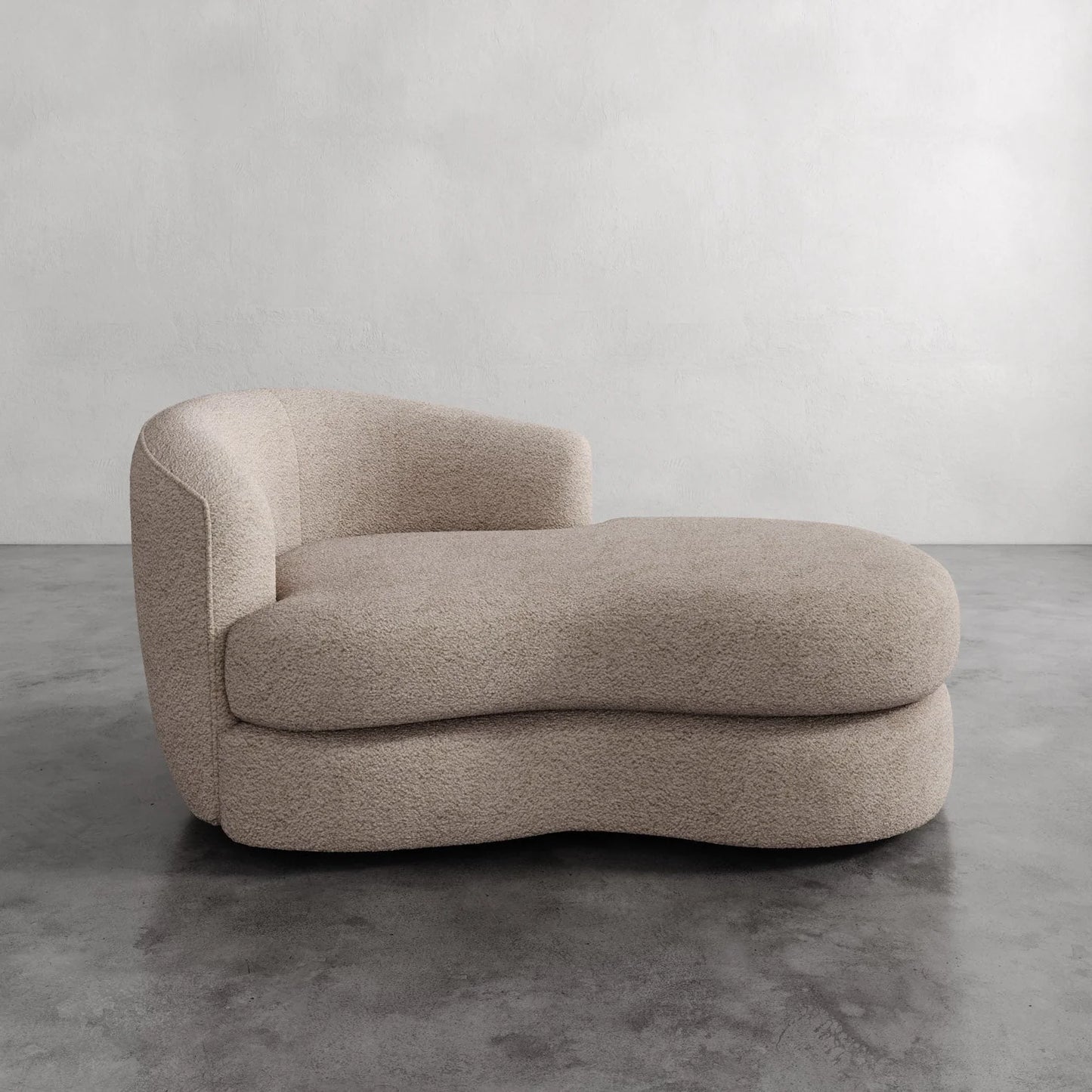 Luxury Modern Rulmann Left Arm Chaise European Style for Villa