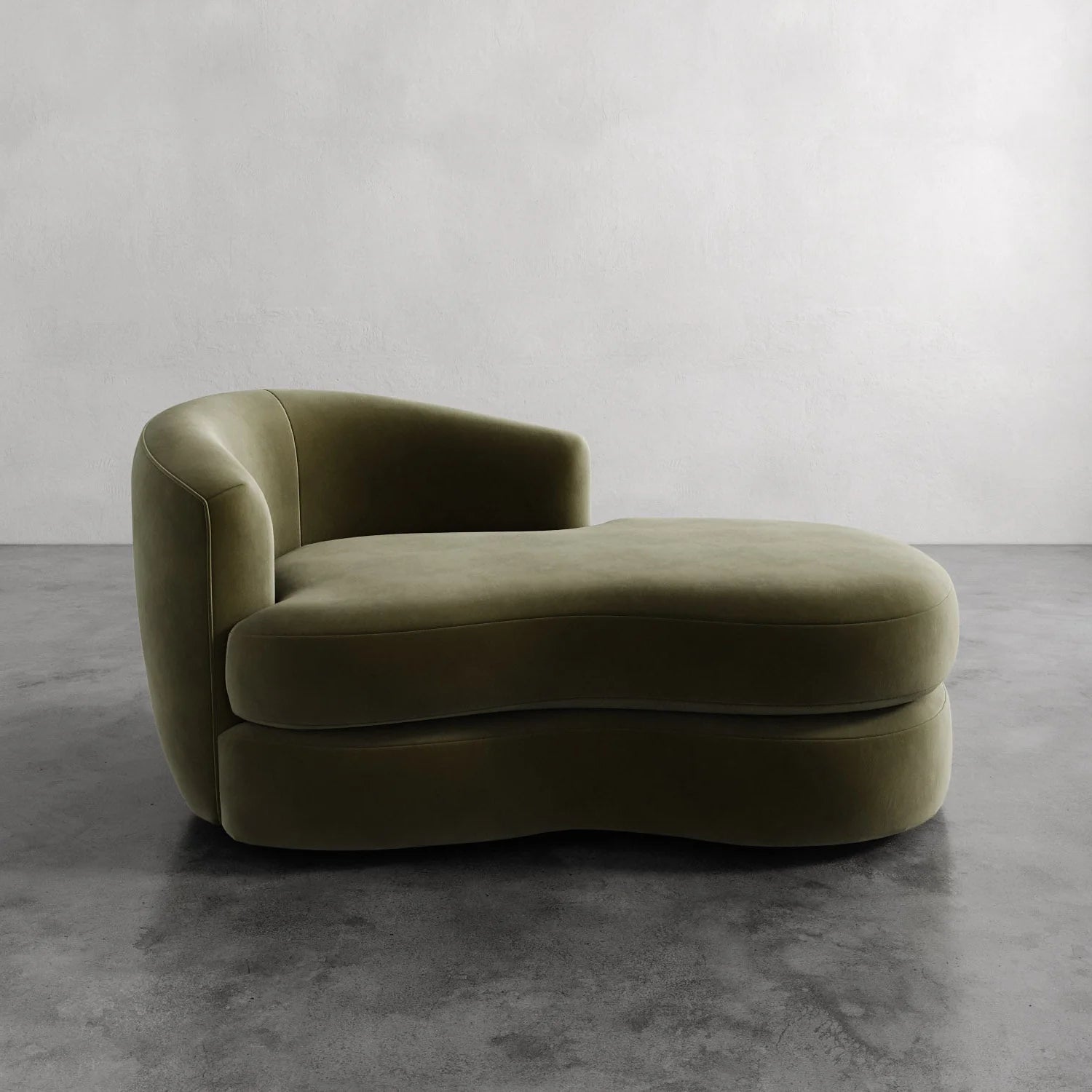 Luxury Modern Rulmann Left Arm Chaise European Style for Villa