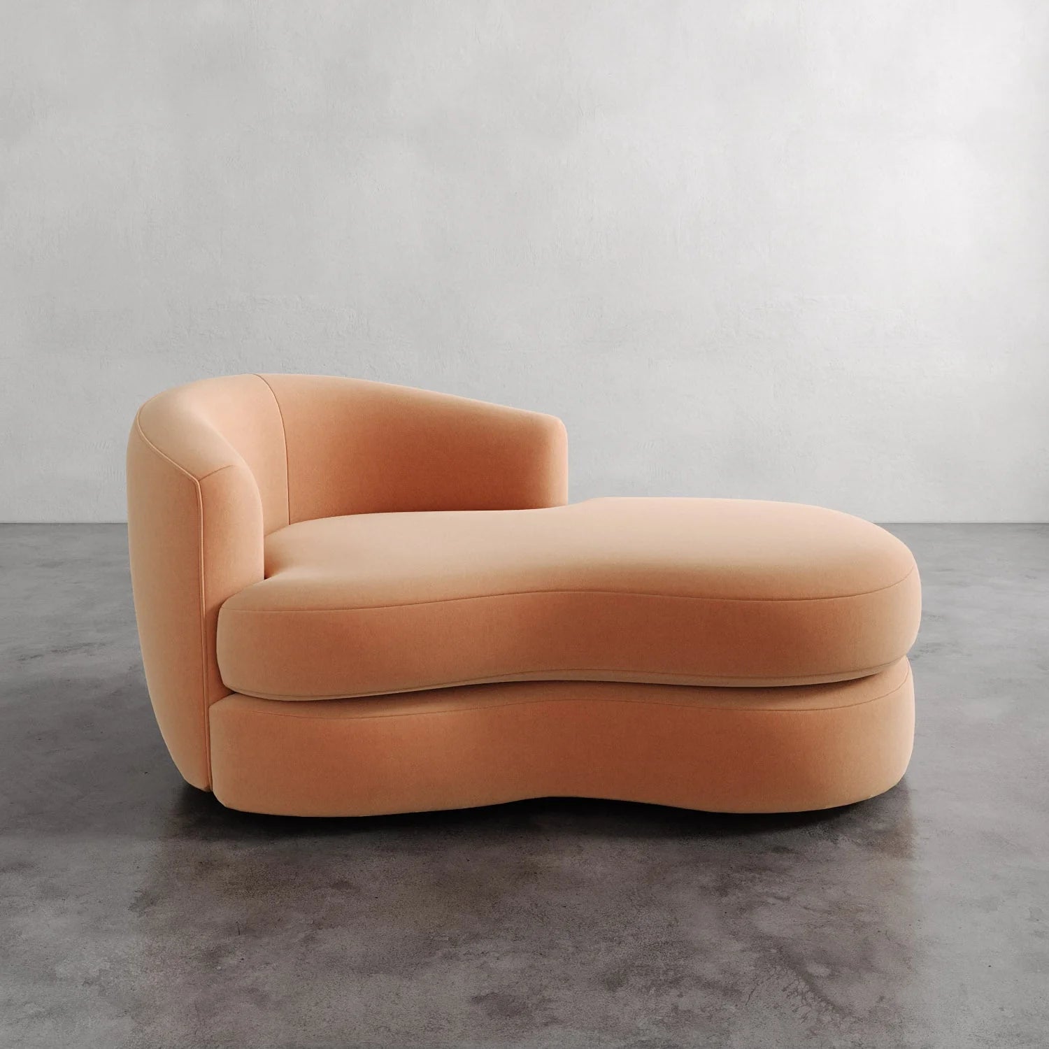 Luxury Modern Rulmann Left Arm Chaise European Style for Villa