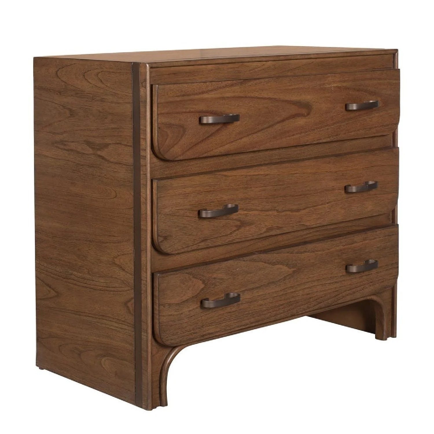 Luxury Modern Rustic Wooden 3-Drawer Chest European Style for Villa