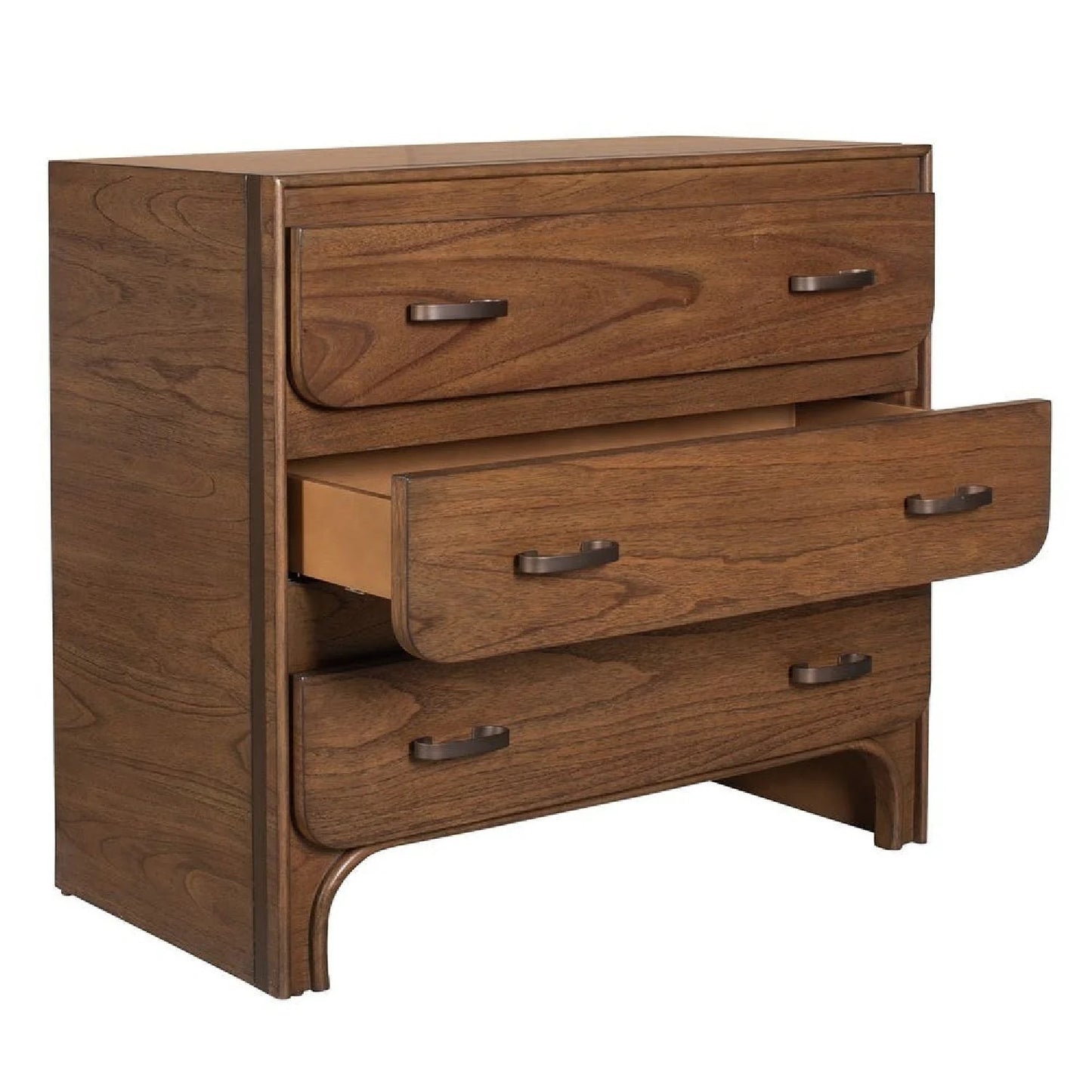Luxury Modern Rustic Wooden 3-Drawer Chest European Style for Villa