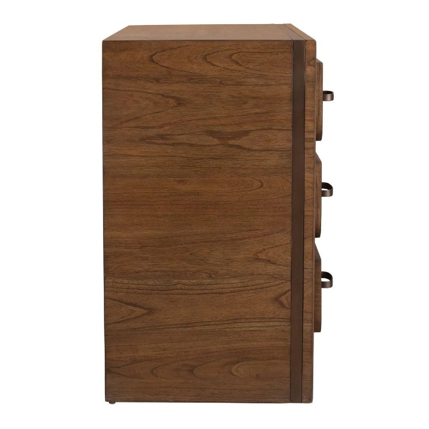 Luxury Modern Rustic Wooden 3-Drawer Chest European Style for Villa
