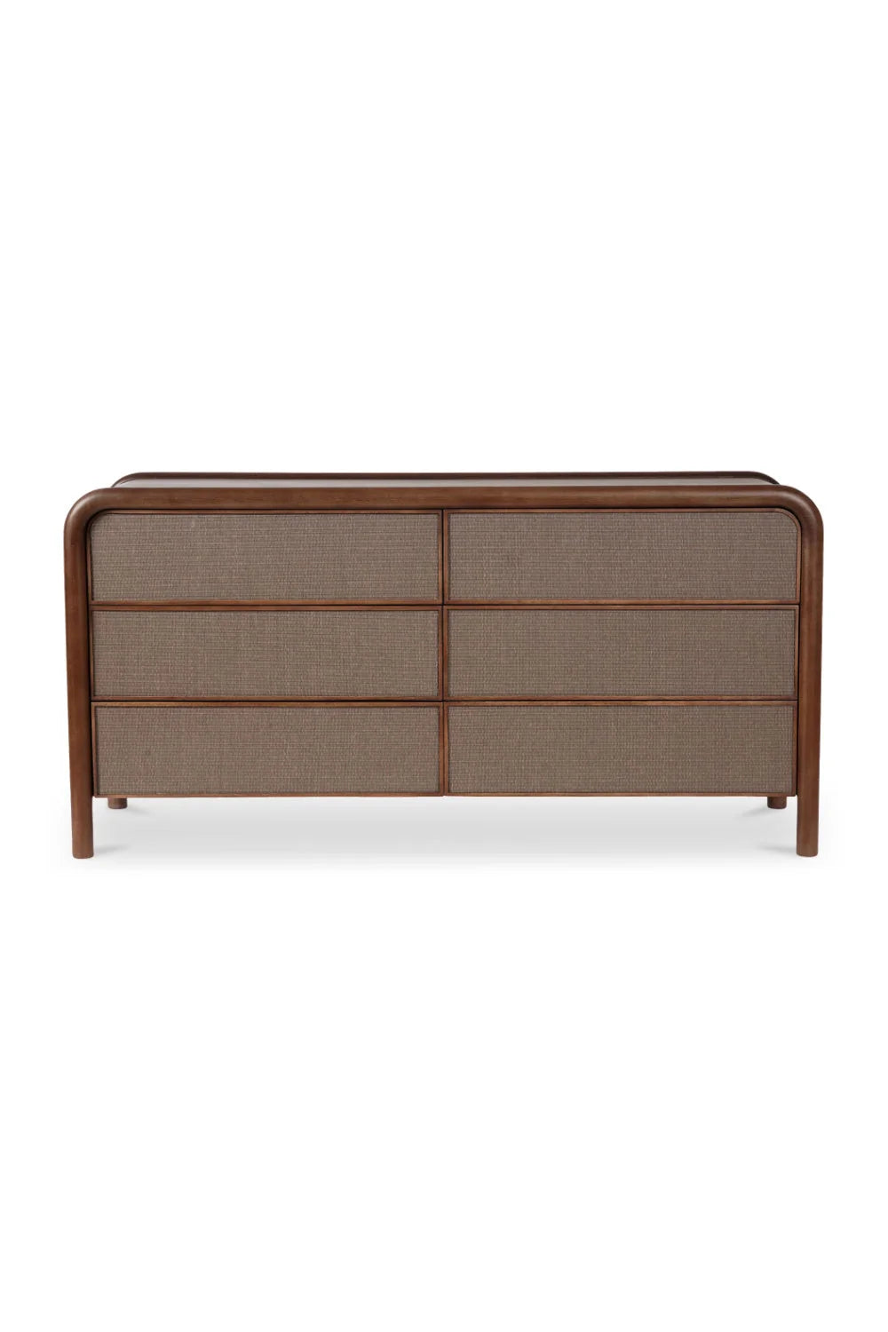 Luxury Modern Rye 6-Drawer Dresser European Style for Villa