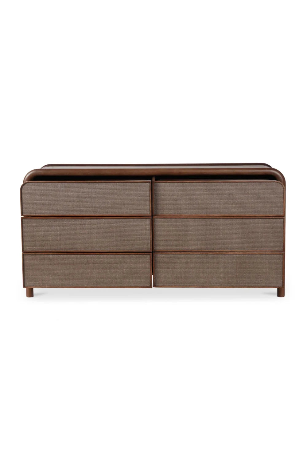 Luxury Modern Rye 6-Drawer Dresser European Style for Villa