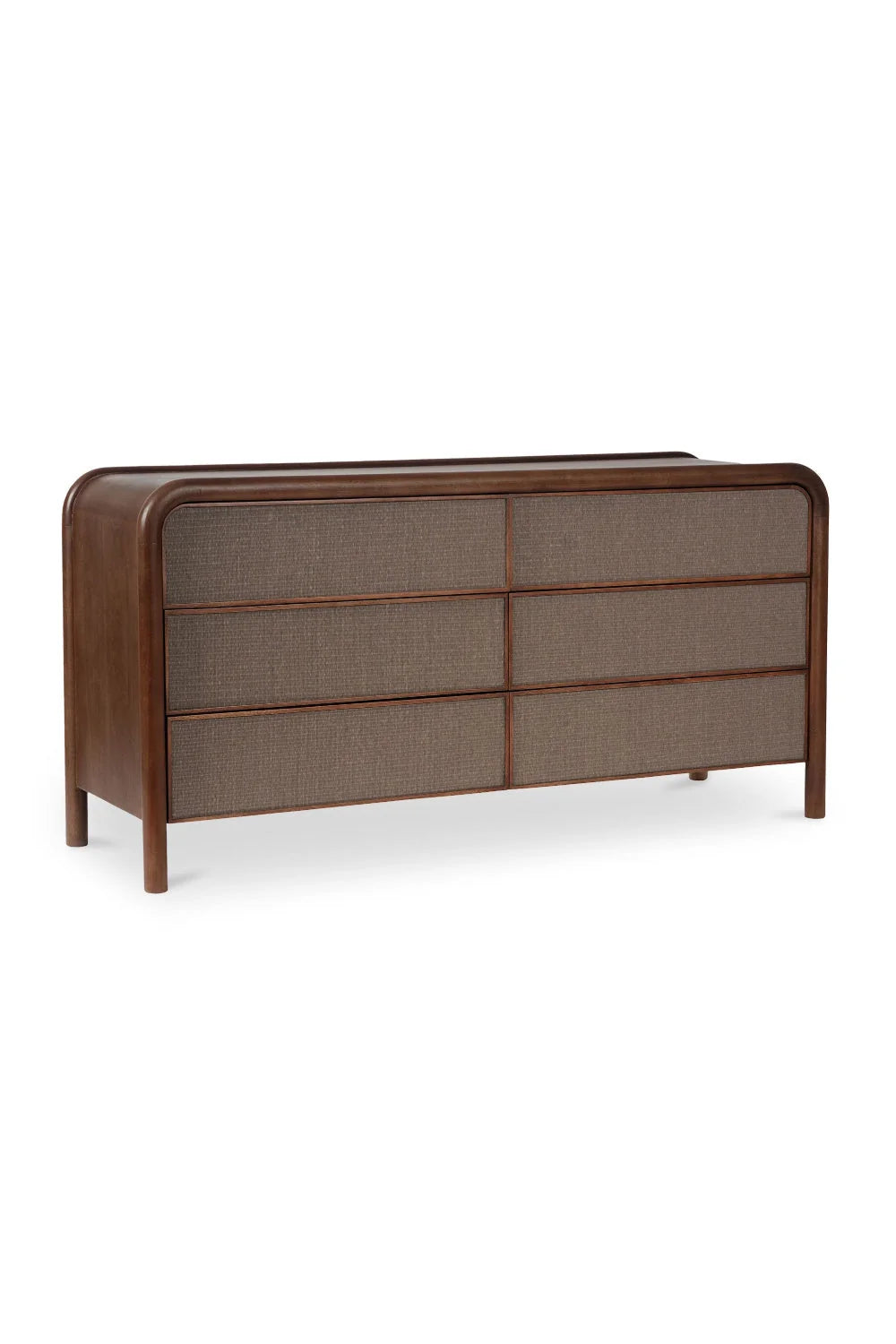 Luxury Modern Rye 6-Drawer Dresser European Style for Villa