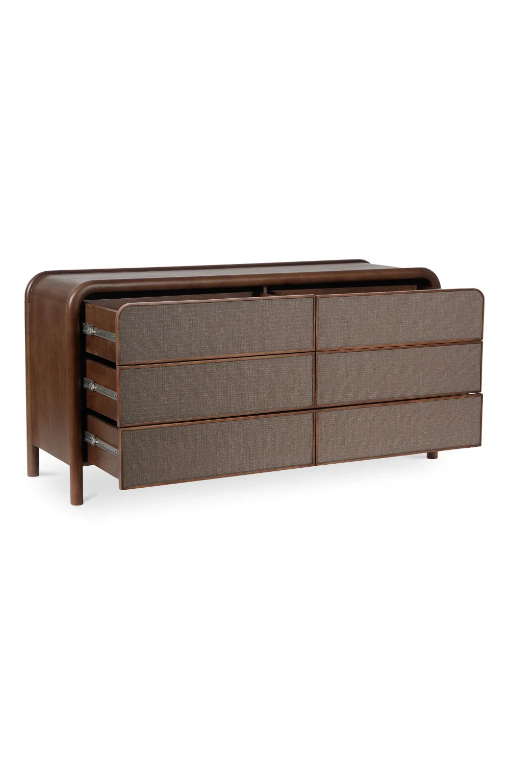 Luxury Modern Rye 6-Drawer Dresser European Style for Villa
