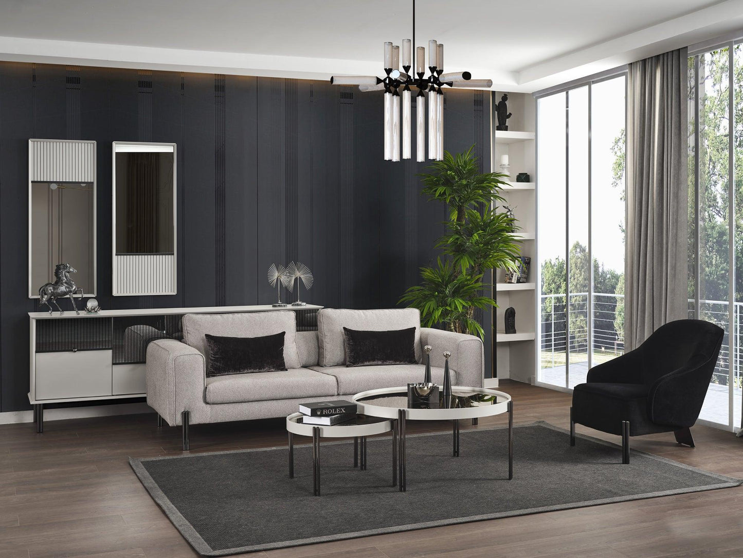 Luxury Modern Salena Accent Armchair European Style for Villa