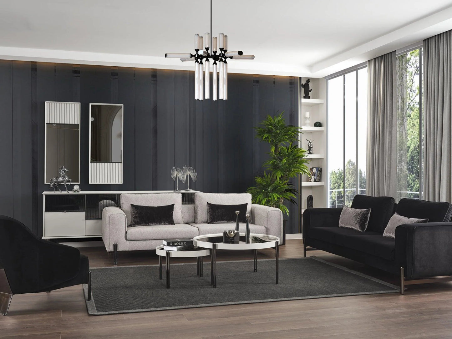 Luxury Modern Salena Sofa European Style for Villa