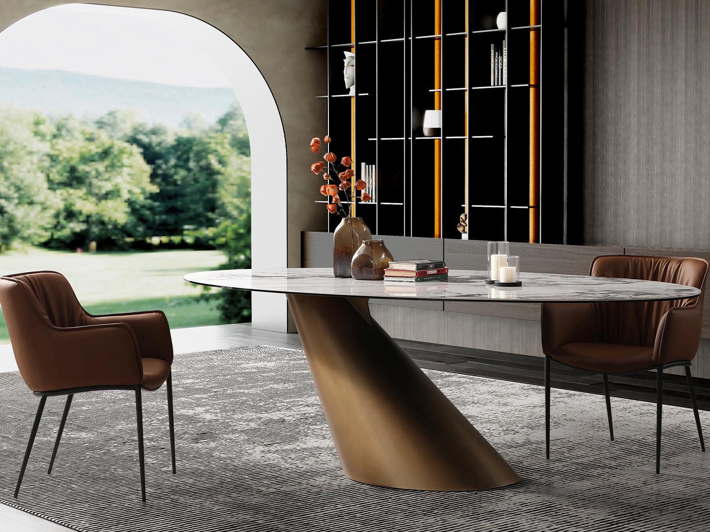 Luxury Modern Samara Dining Table European Style for Villa