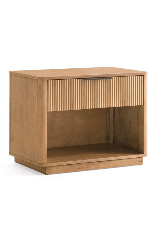 Luxury Modern Santa Monica 1-Drawer Nightstand European Style for Villa