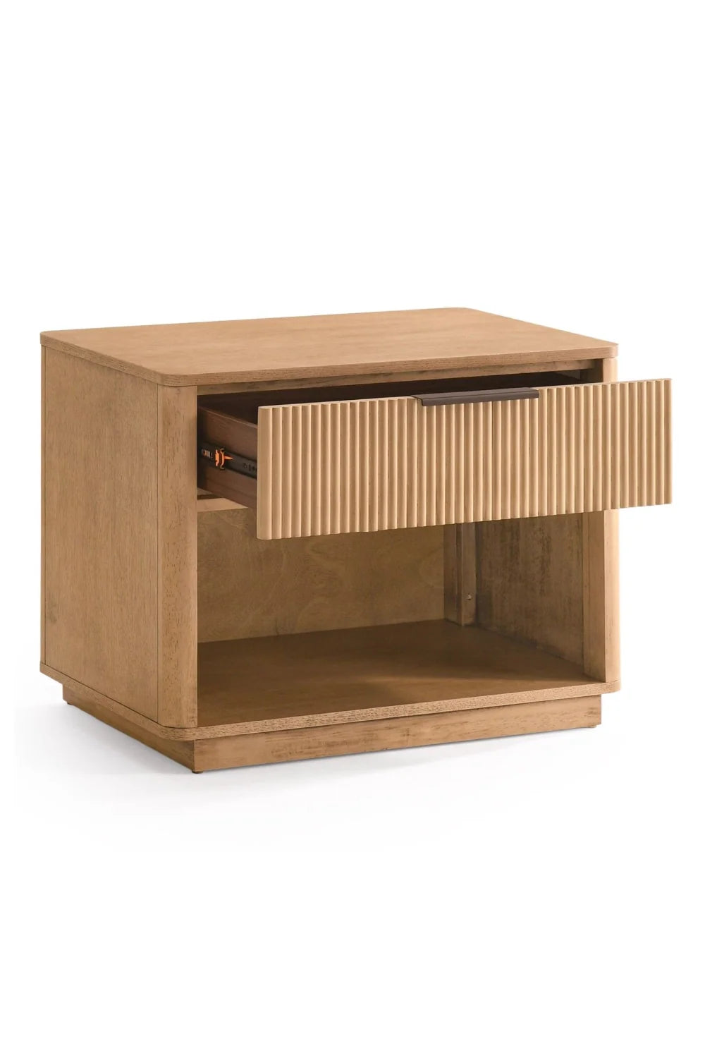 Luxury Modern Santa Monica 1-Drawer Nightstand European Style for Villa