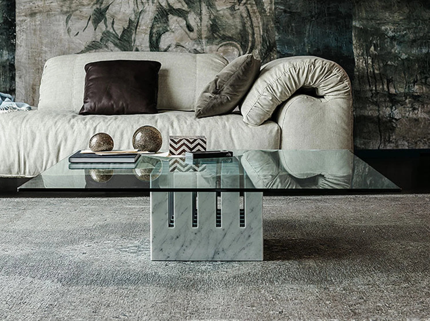 Luxury Modern Scacco Coffee Table European Style for Villa