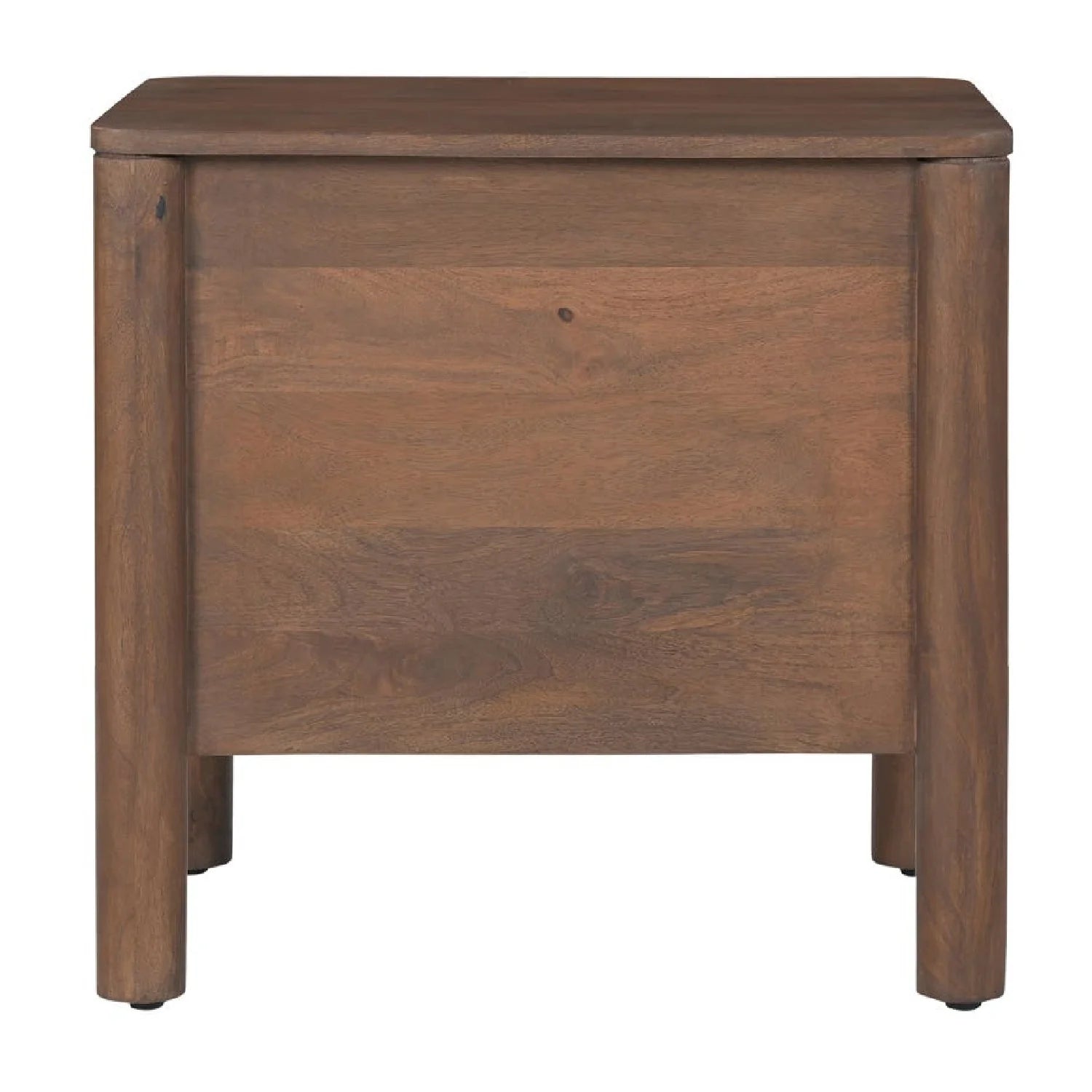 Luxury Modern Scalloped-Edge 2-Drawer Nightstand European Style for Villa