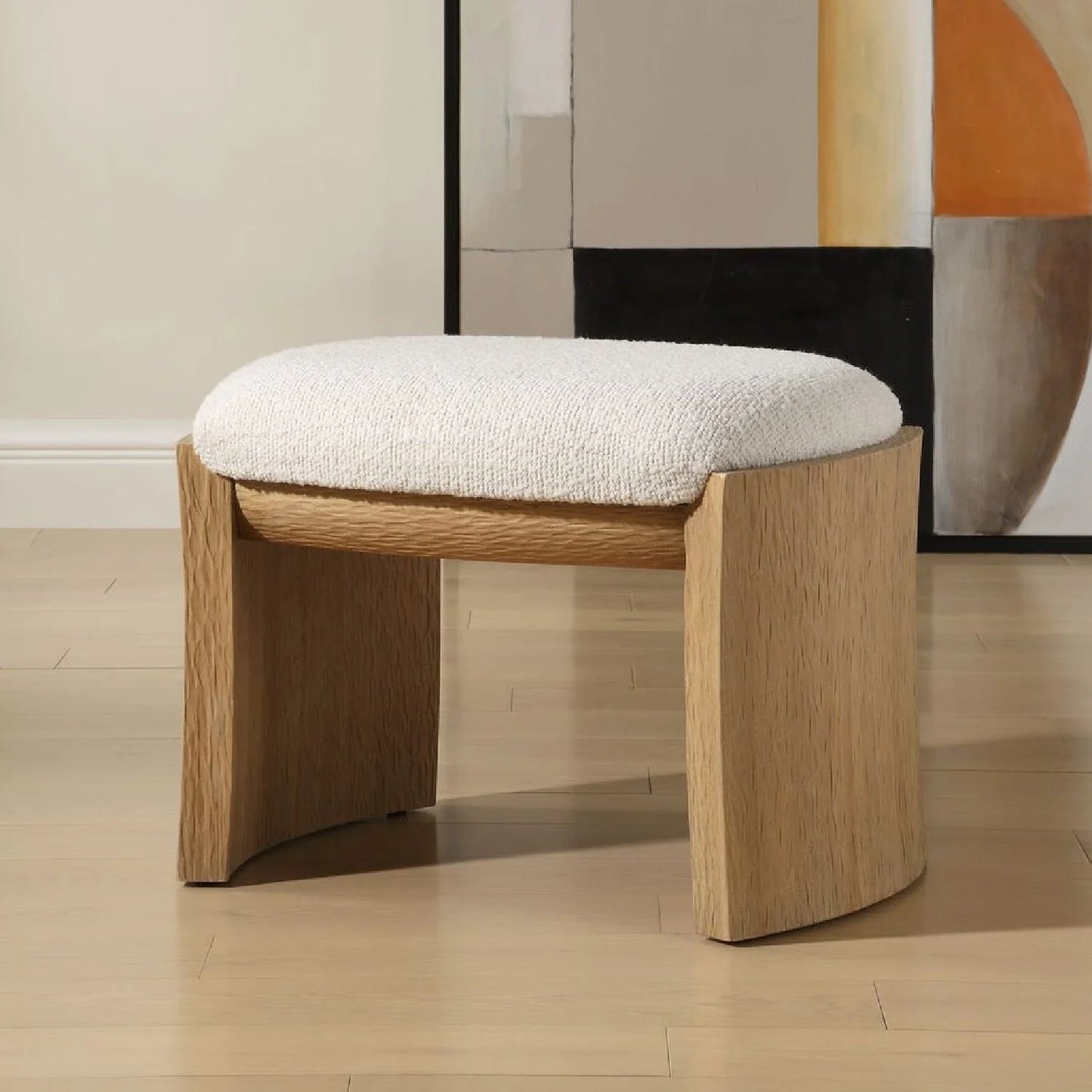 Luxury Modern Scandinavian Wooden Bench European Style for Villa
