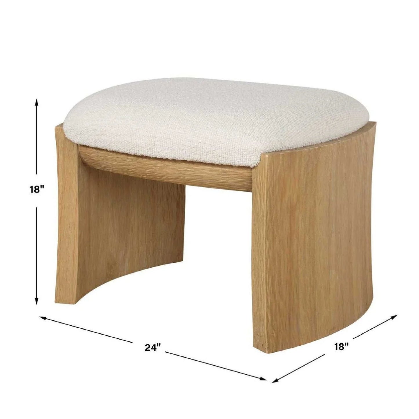 Luxury Modern Scandinavian Wooden Bench European Style for Villa