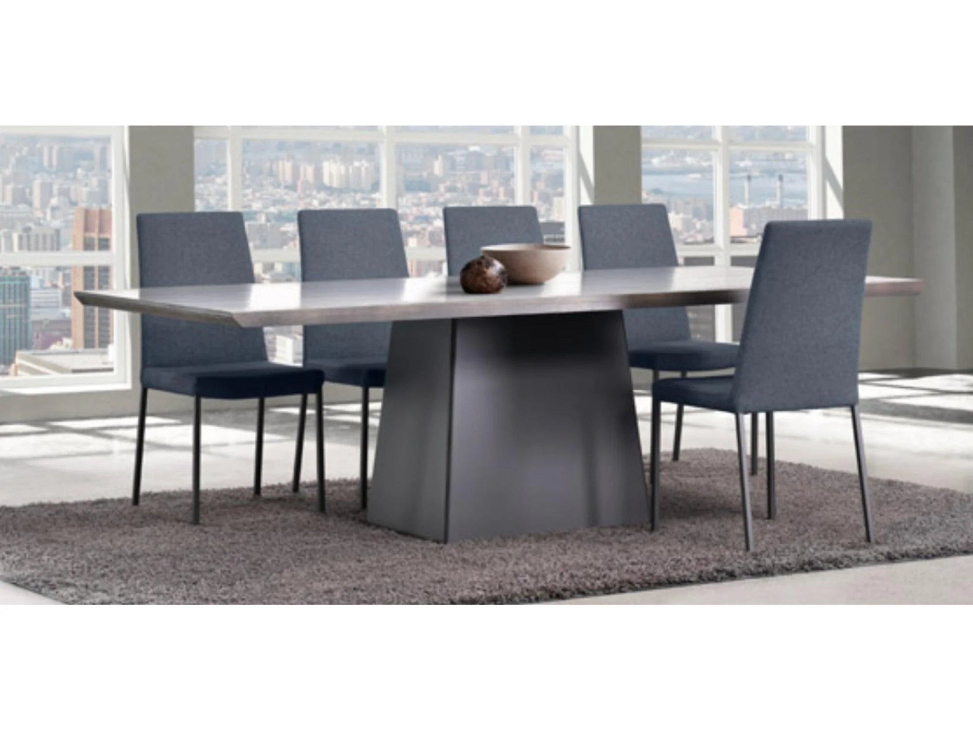 Luxury Modern Scarlet Dining Table European Style for Villa