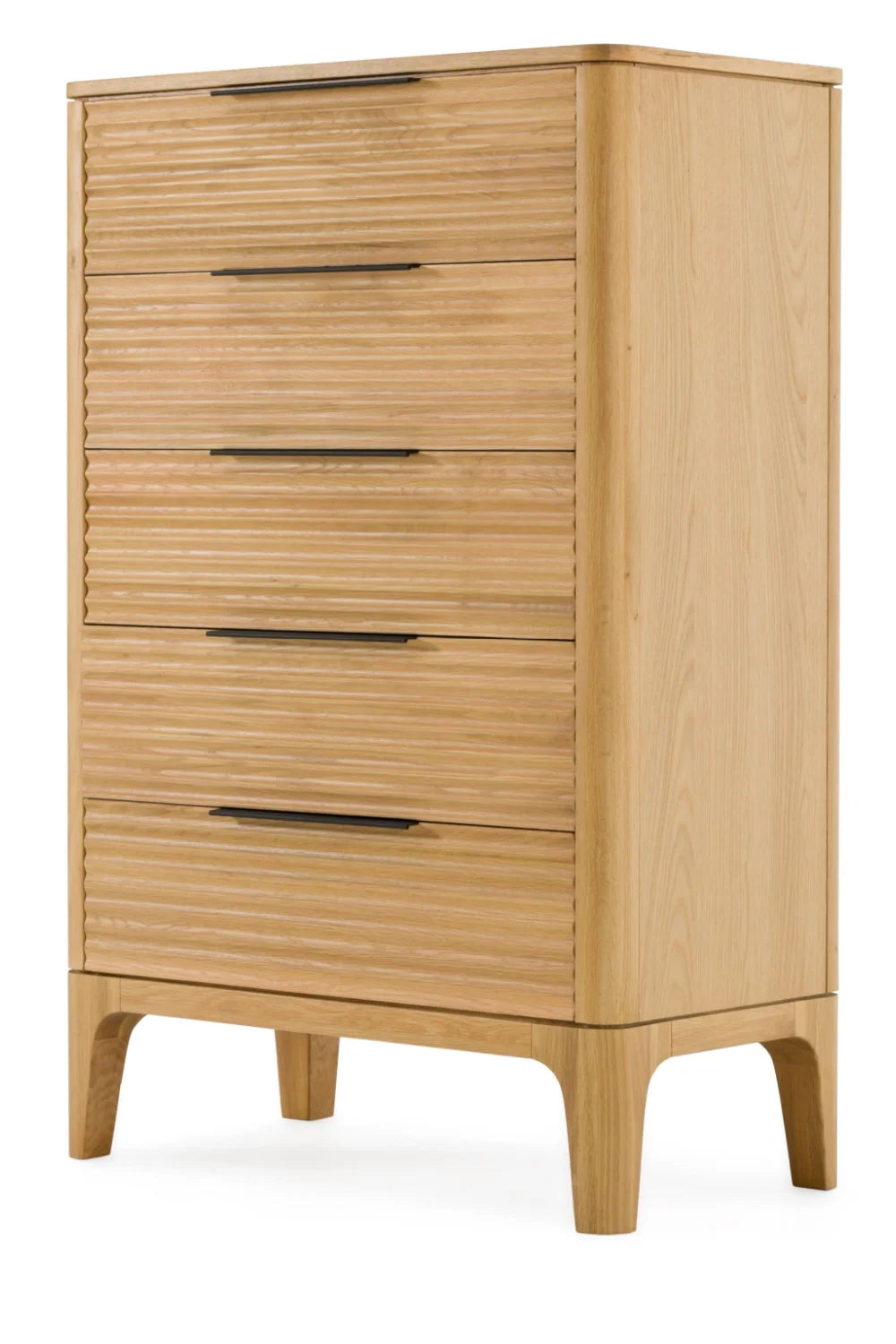 Luxury Modern Seattle Oak 5-Drawer Chest European Style for Villa