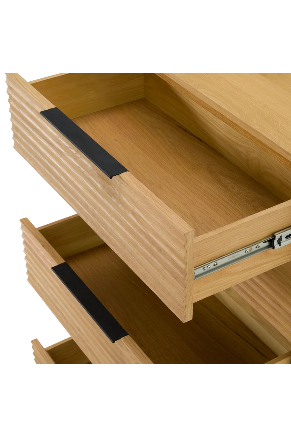 Luxury Modern Seattle Oak 5-Drawer Chest European Style for Villa