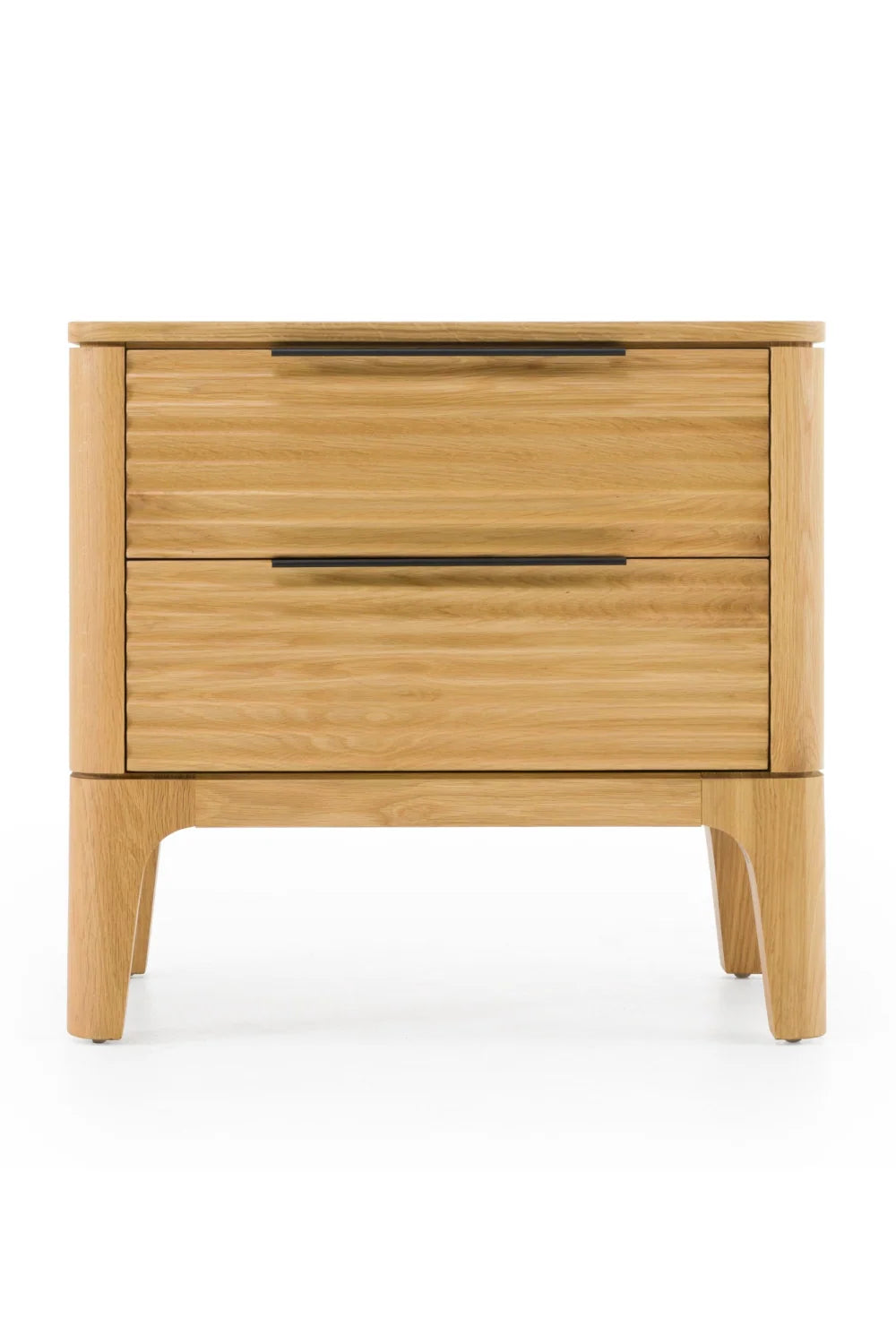Luxury Modern Seattle Solid Oak Nightstand European Style for Villa